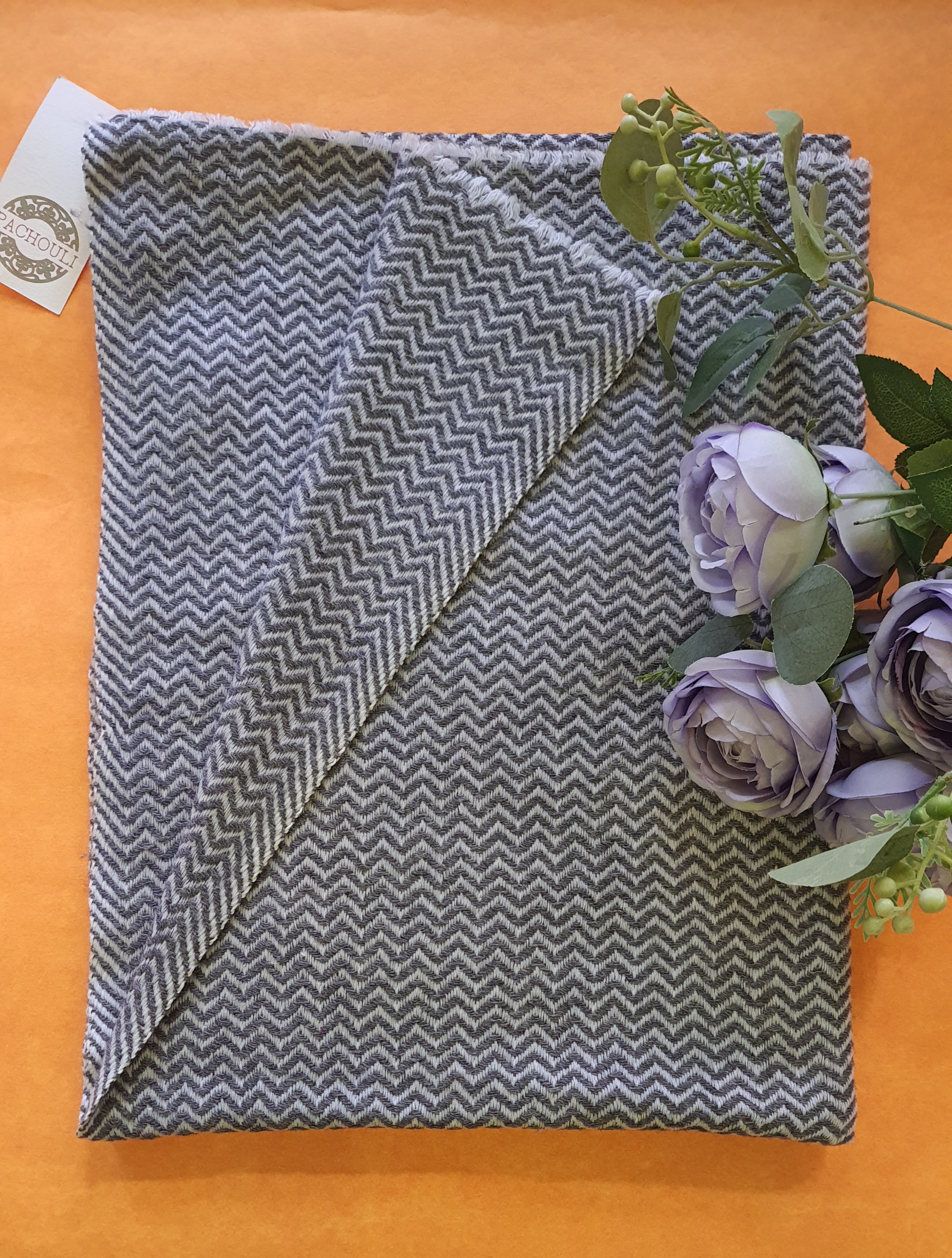 Chevron Woolen shawl