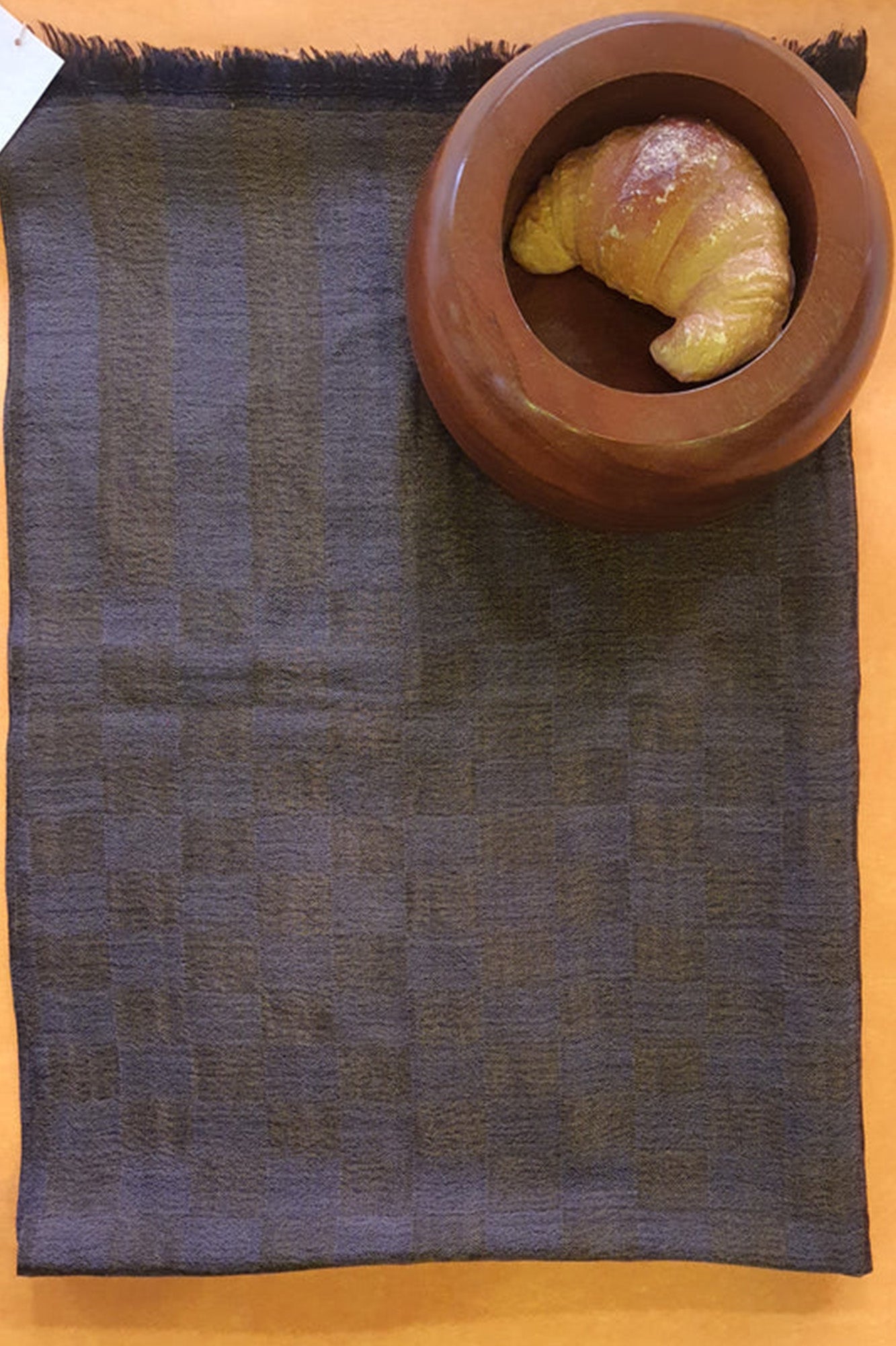 Women Pashmina Stole Checkered Gold
