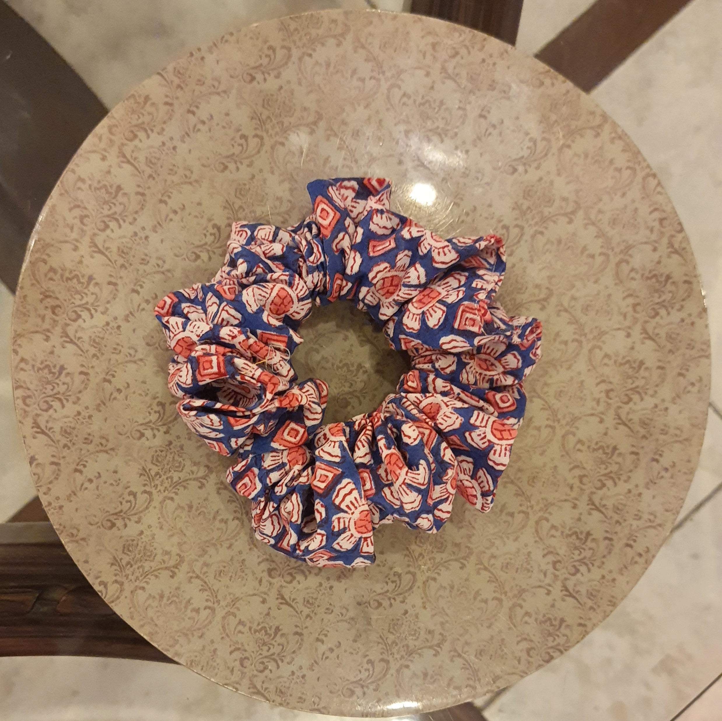 Hair Band Set of 5 Block Printed