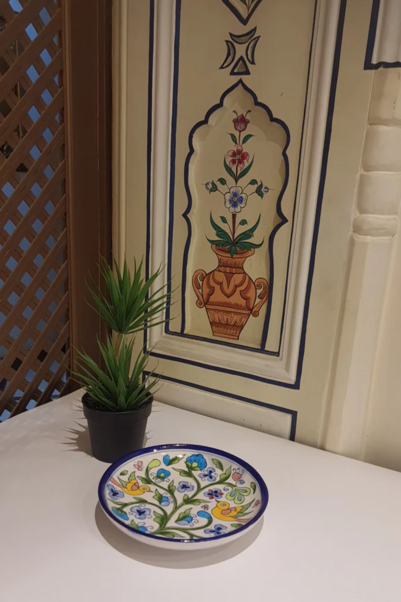 Plate Bird Ceramic