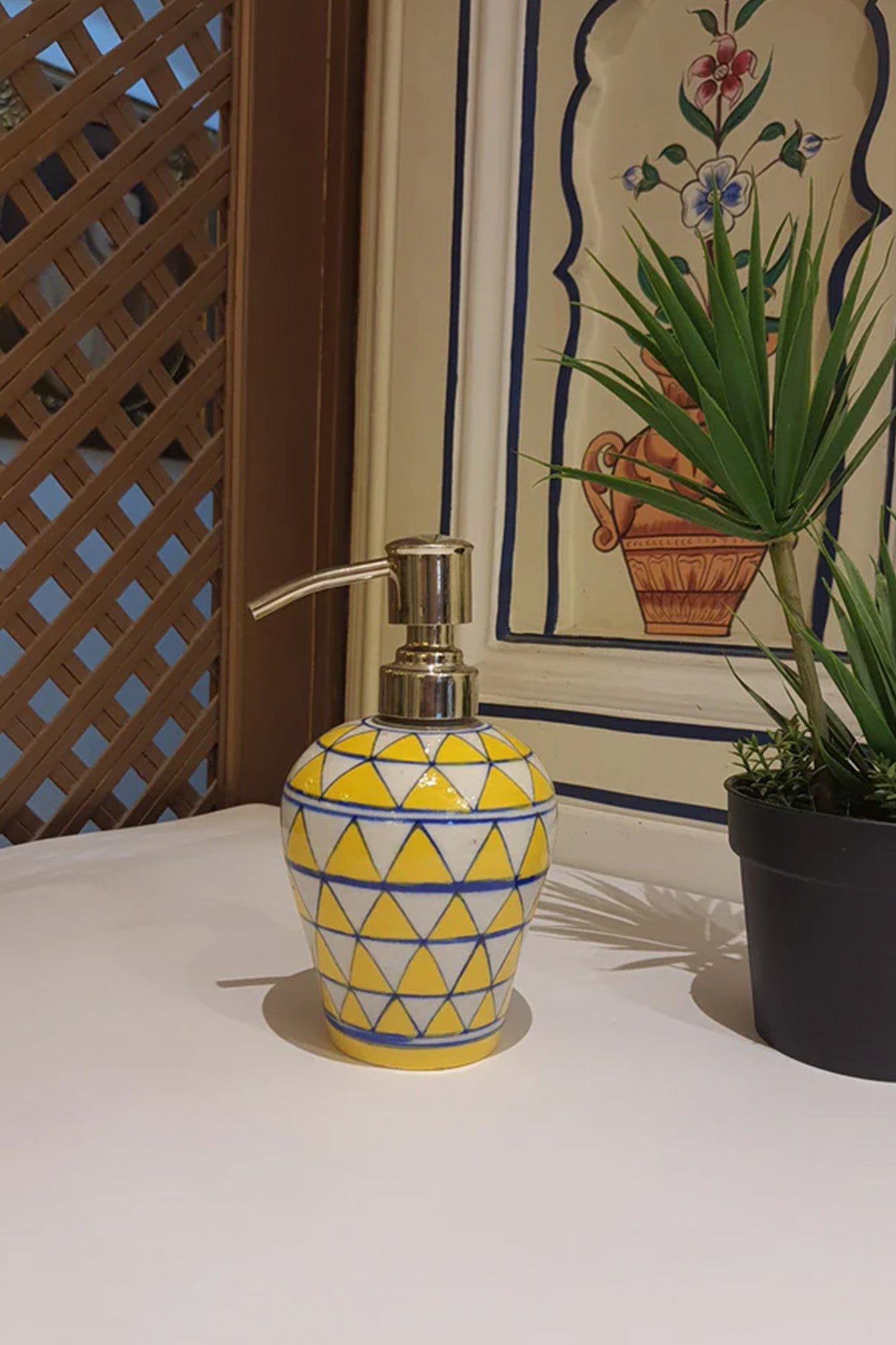 Dispencer Yellow Ceramic