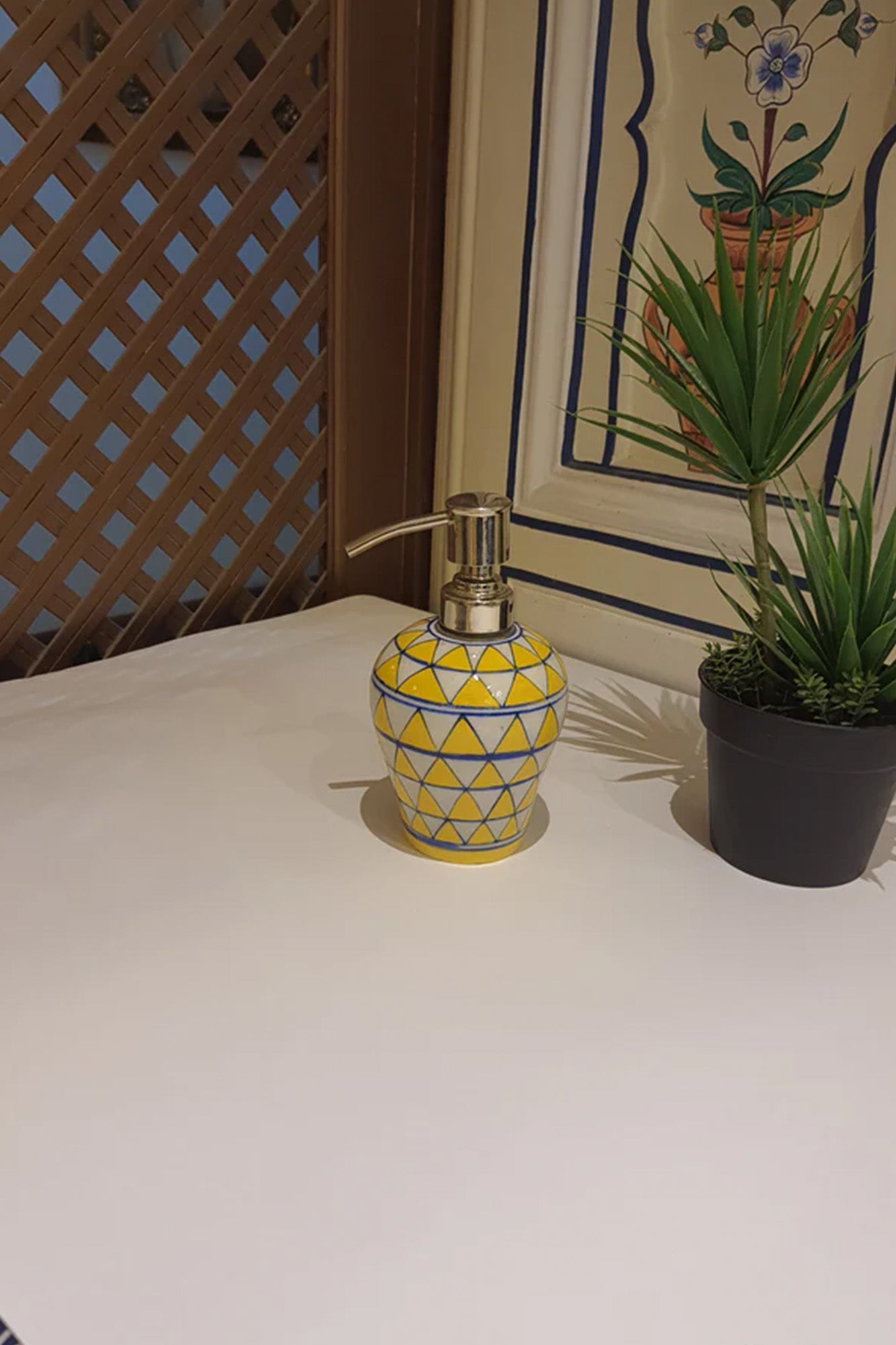 Dispencer Yellow Ceramic