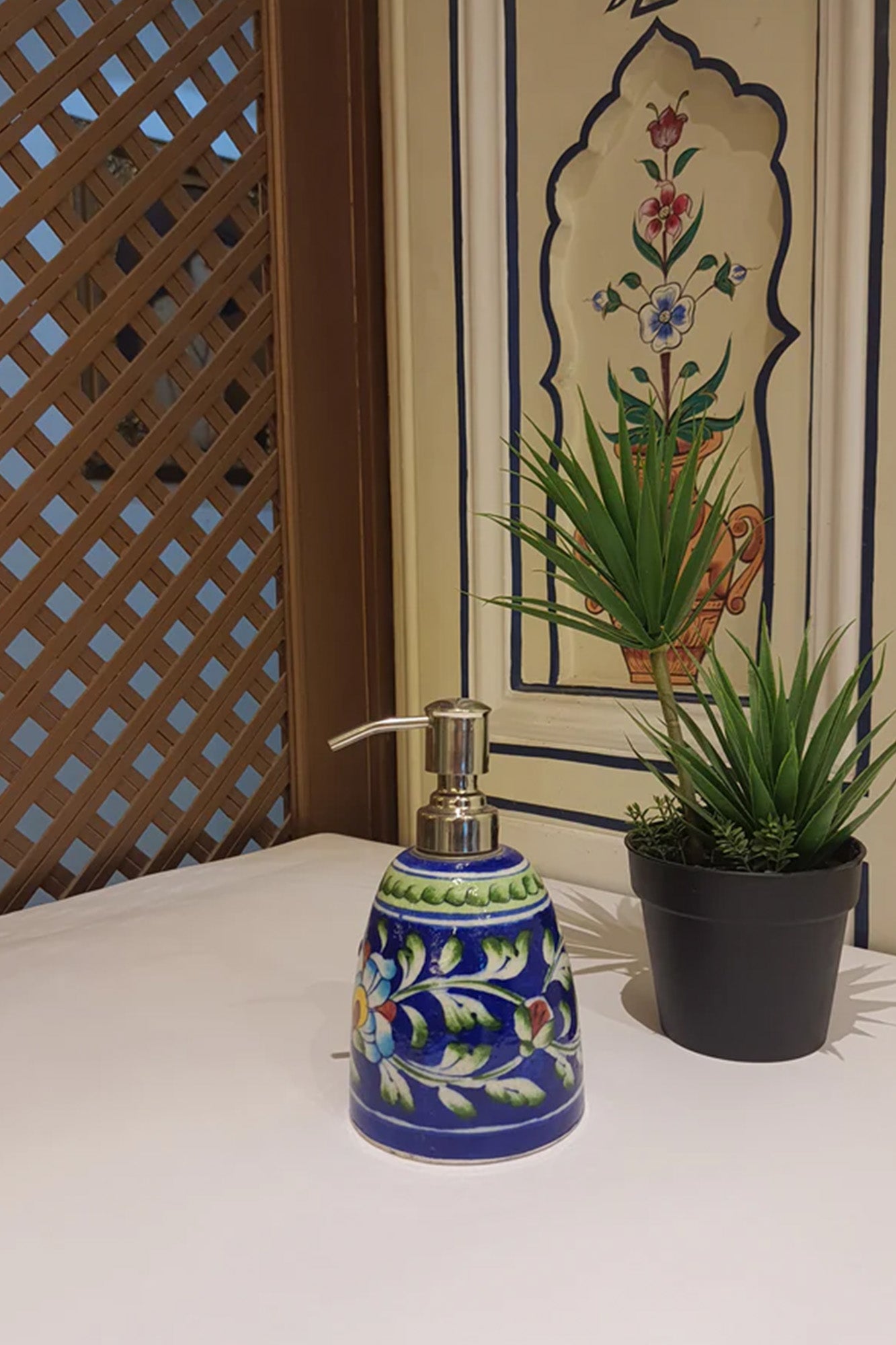 Dispencer Blue Ceramic