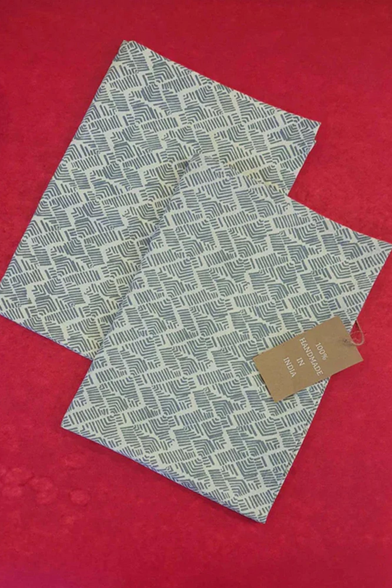 Grey Geometrical Kitchen Towel Set