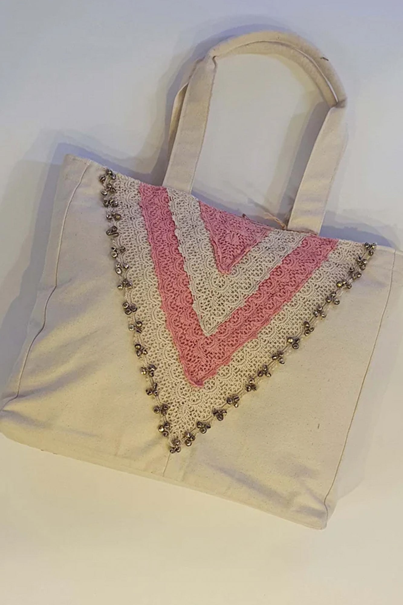 Pink Triangle Tote Bag