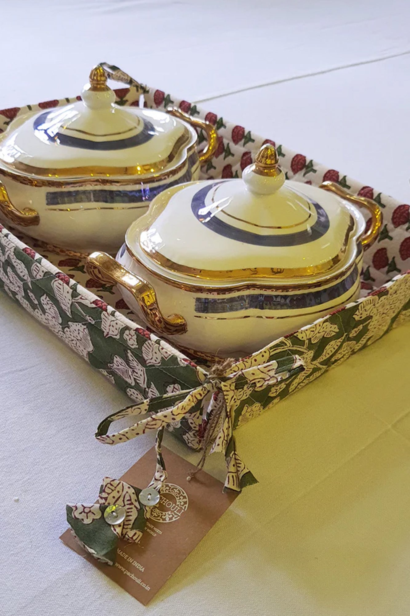 Leaf Fenestration Bread Basket