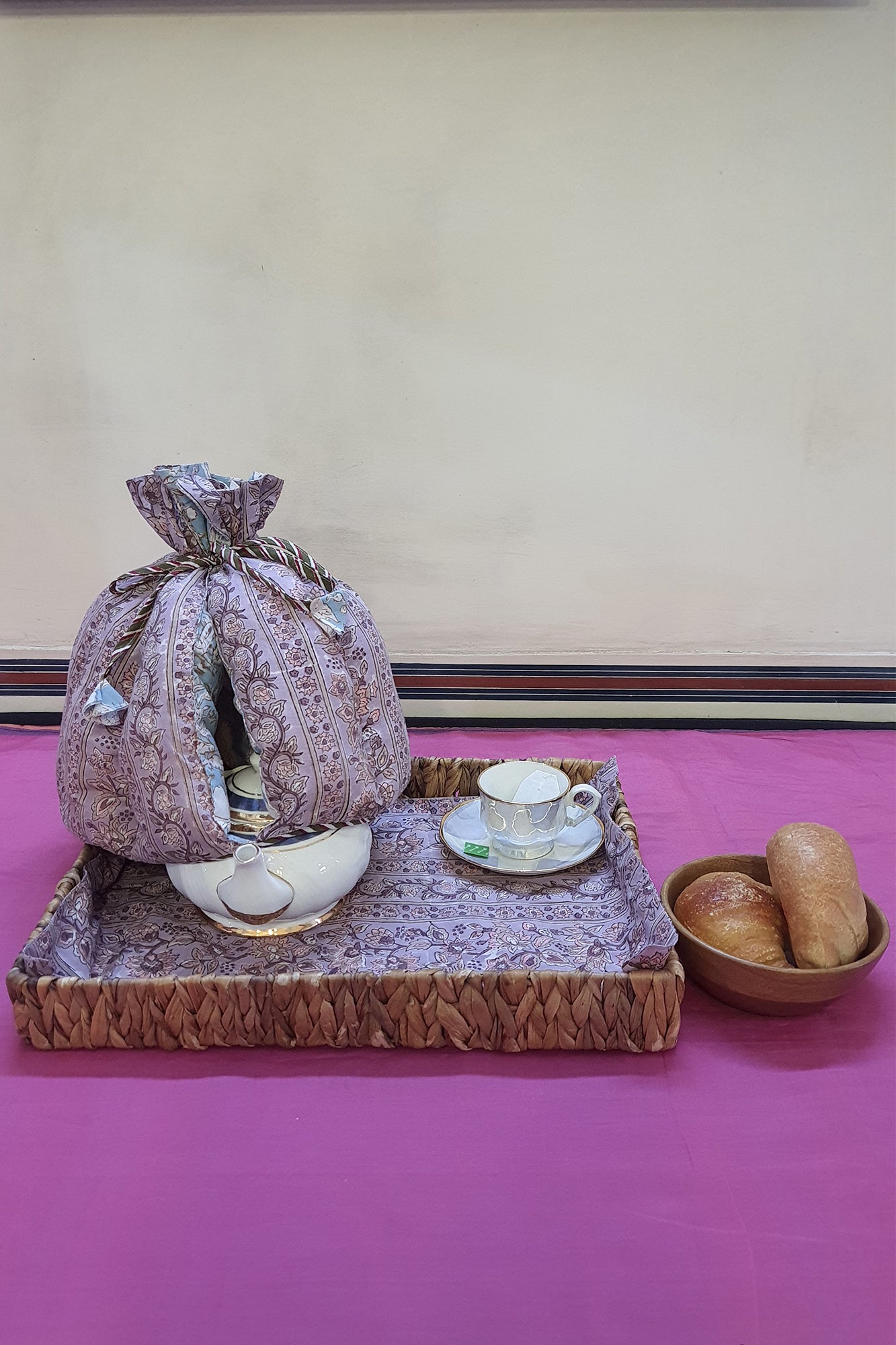 Lavender Teacozy with Placemat