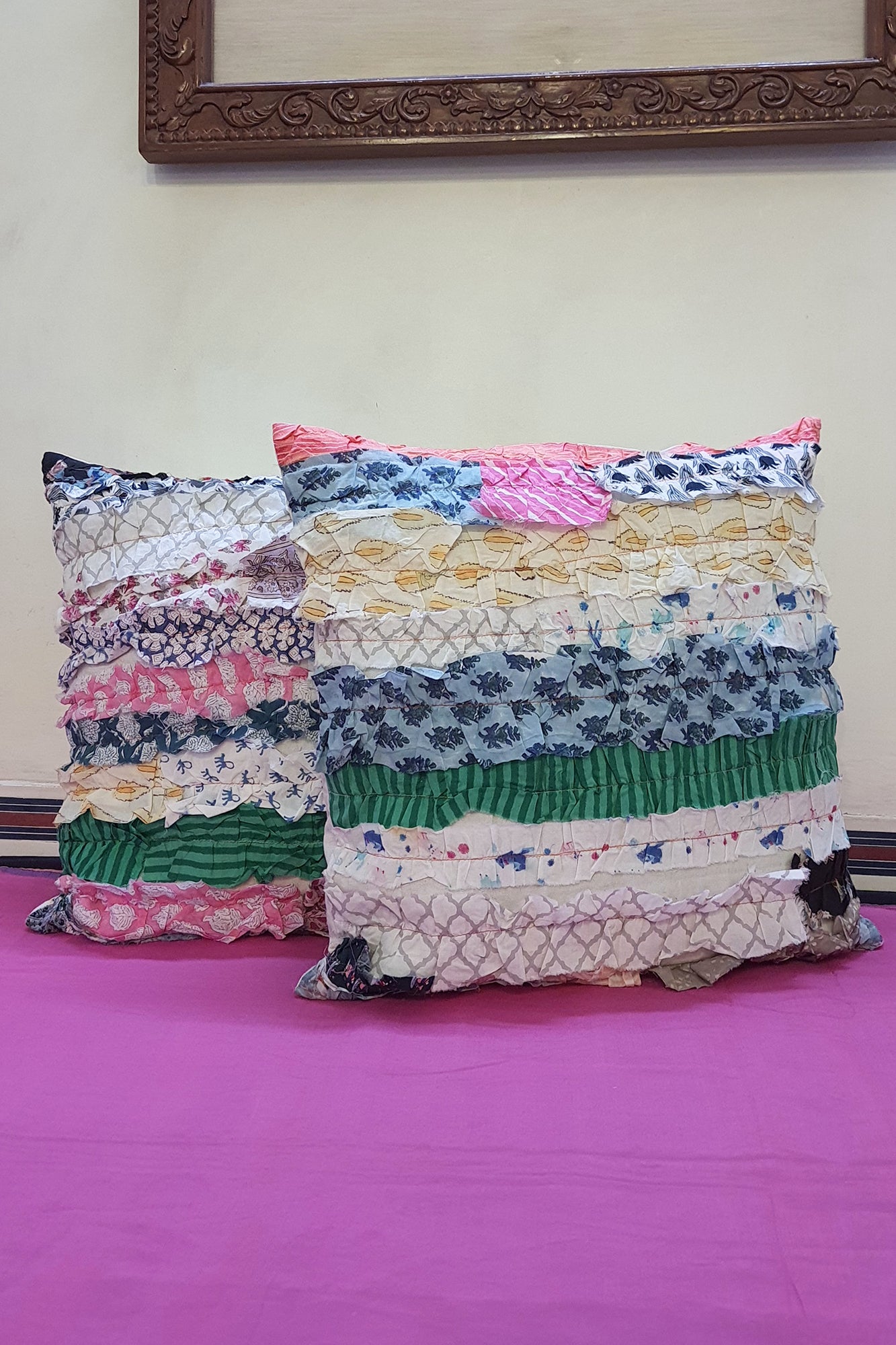 Frill Cushion Cover Set of 2