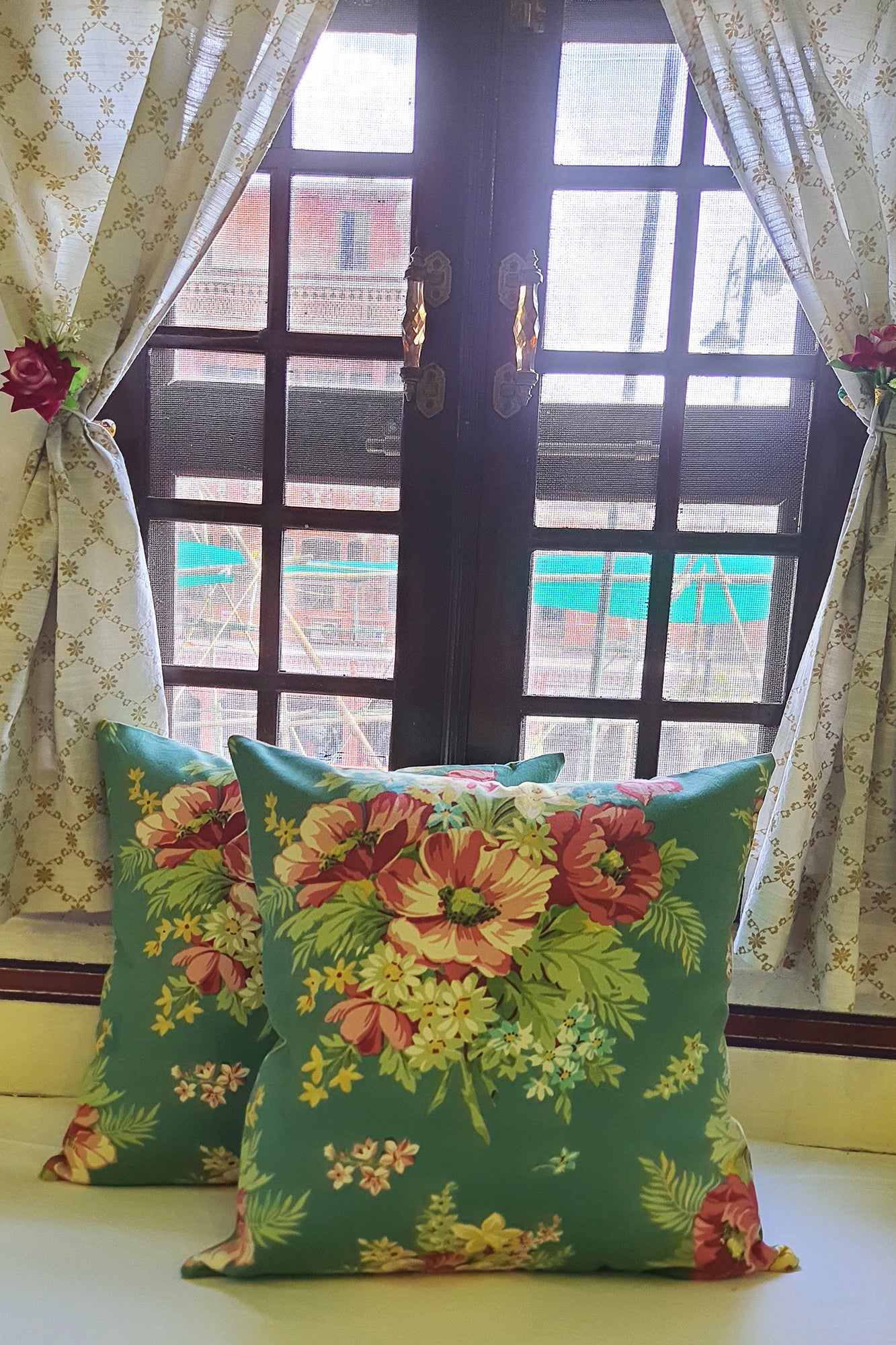 Mughal Garden Cushion Cover Set of 2
