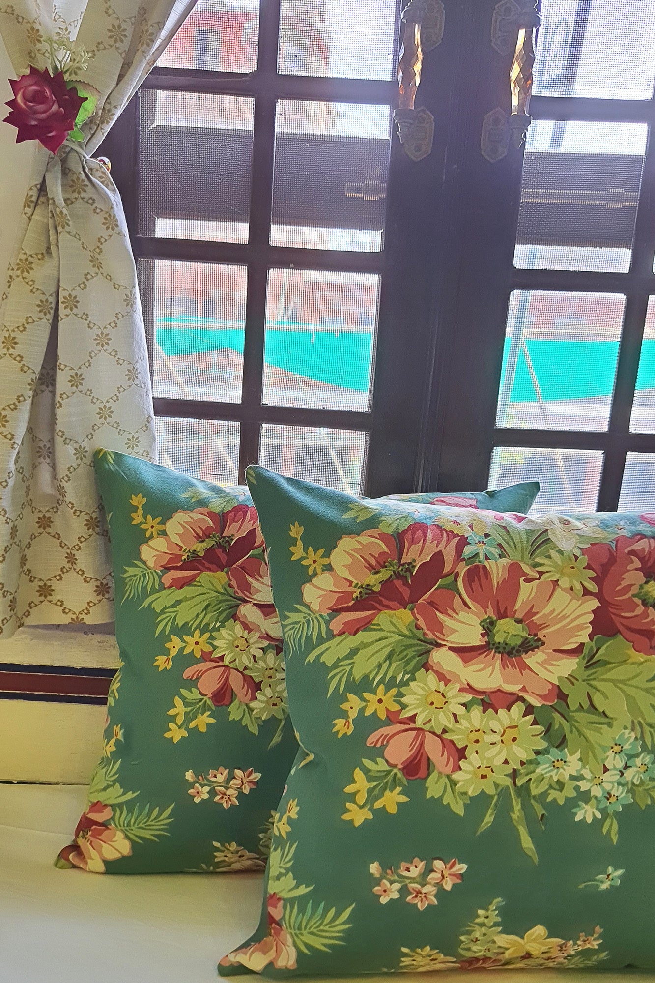 Mughal Garden Cushion Cover Set of 2