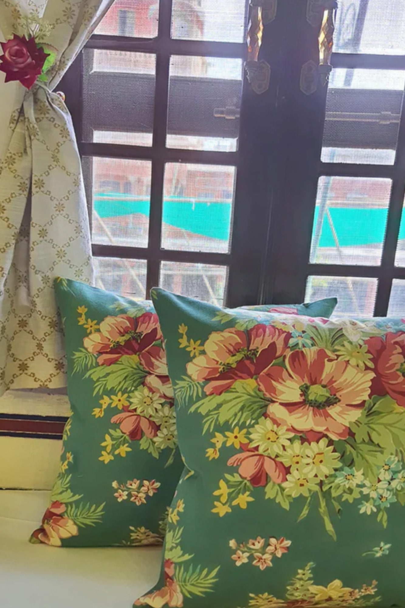 Mughal Garden Cushion Cover Set of 2