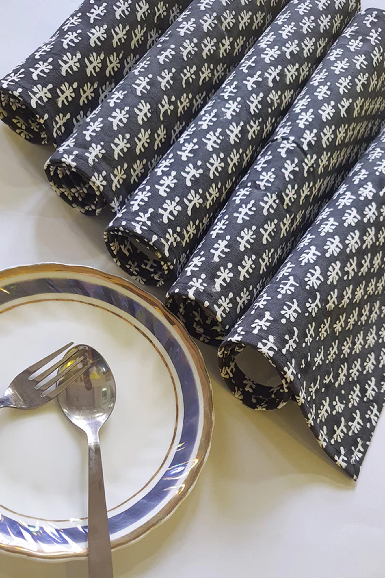 Black Motifs Placemat Set of 6