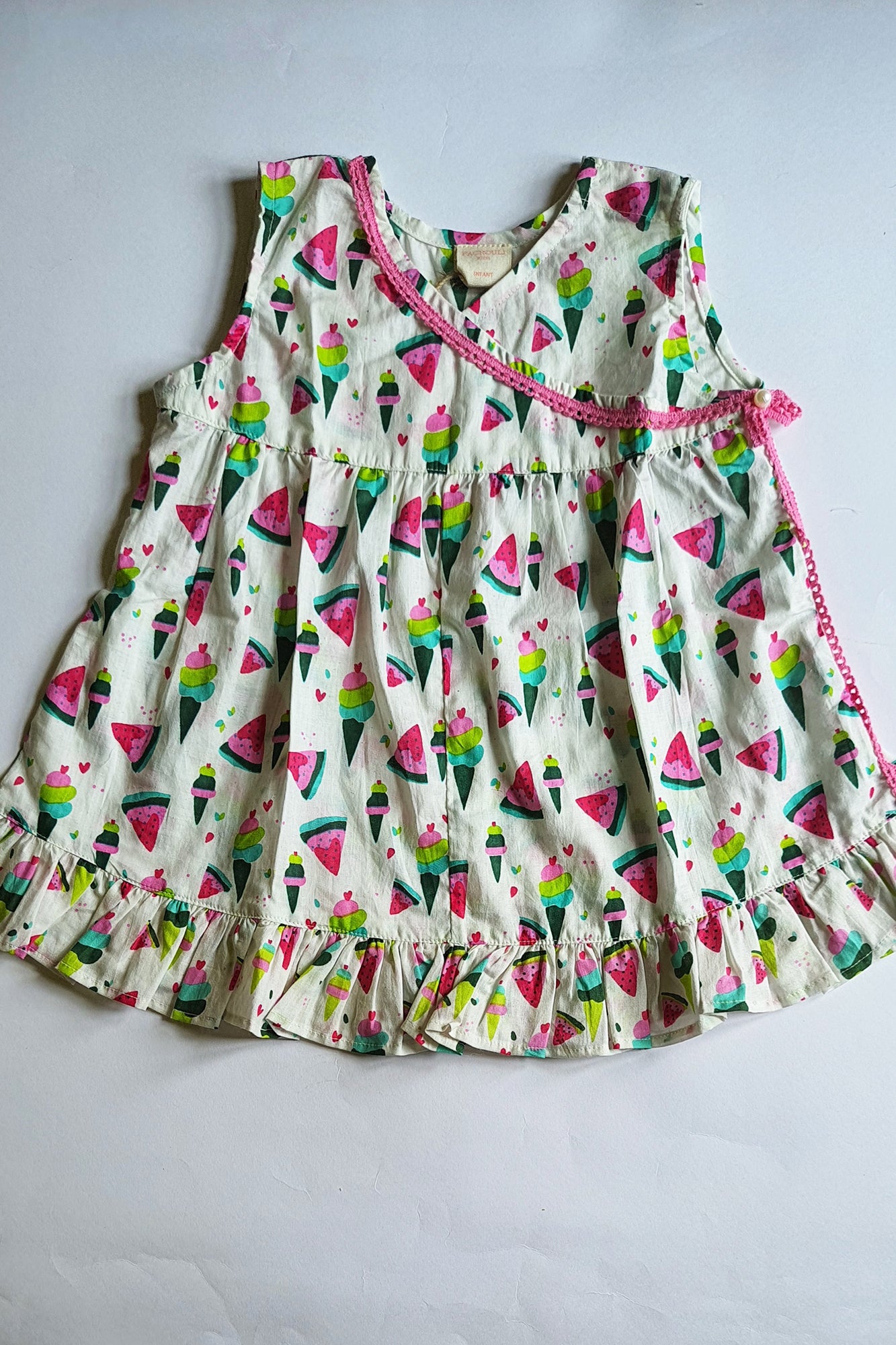 Watermelon Angarakha Frock