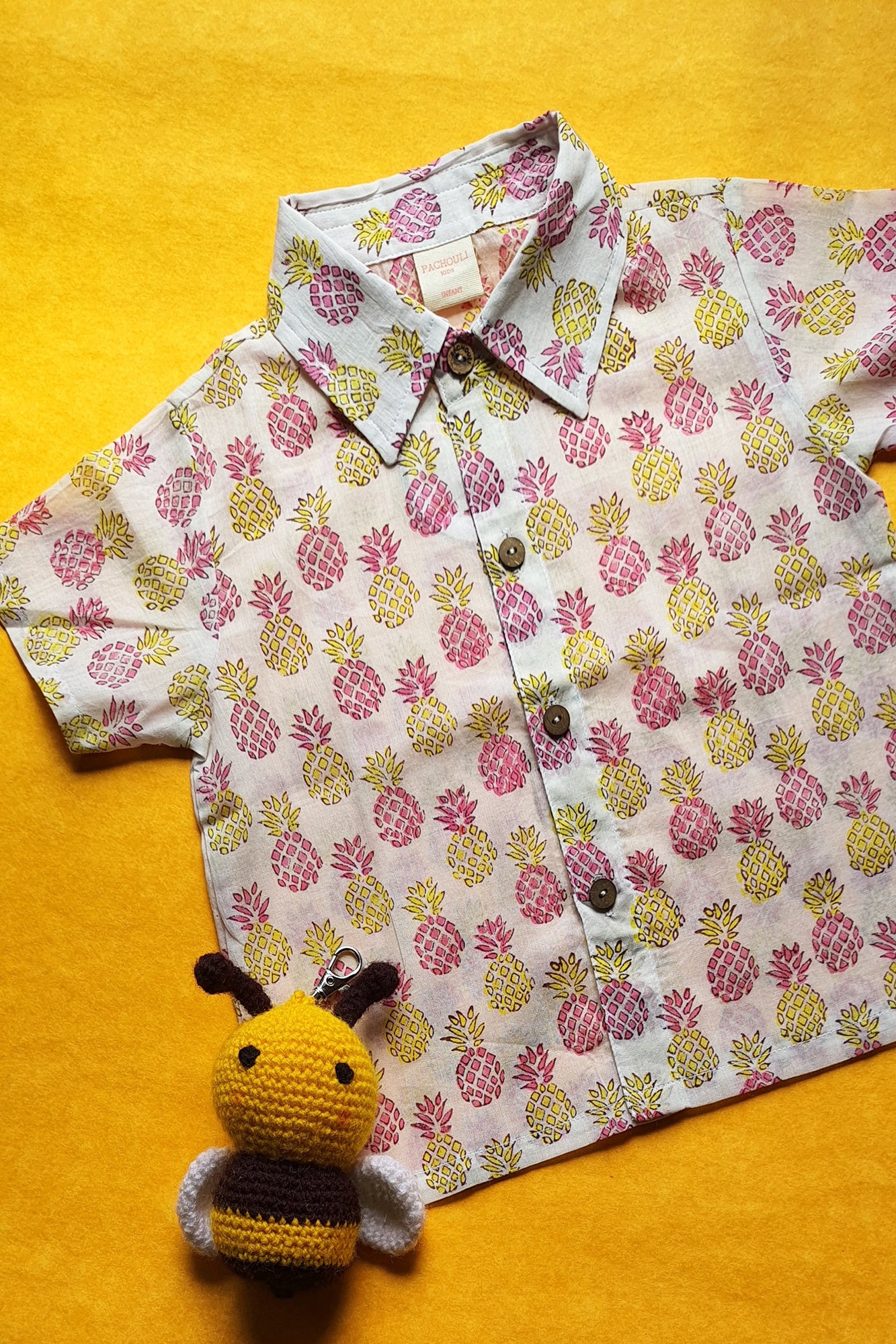 Yellow & Pink Pine Shirt