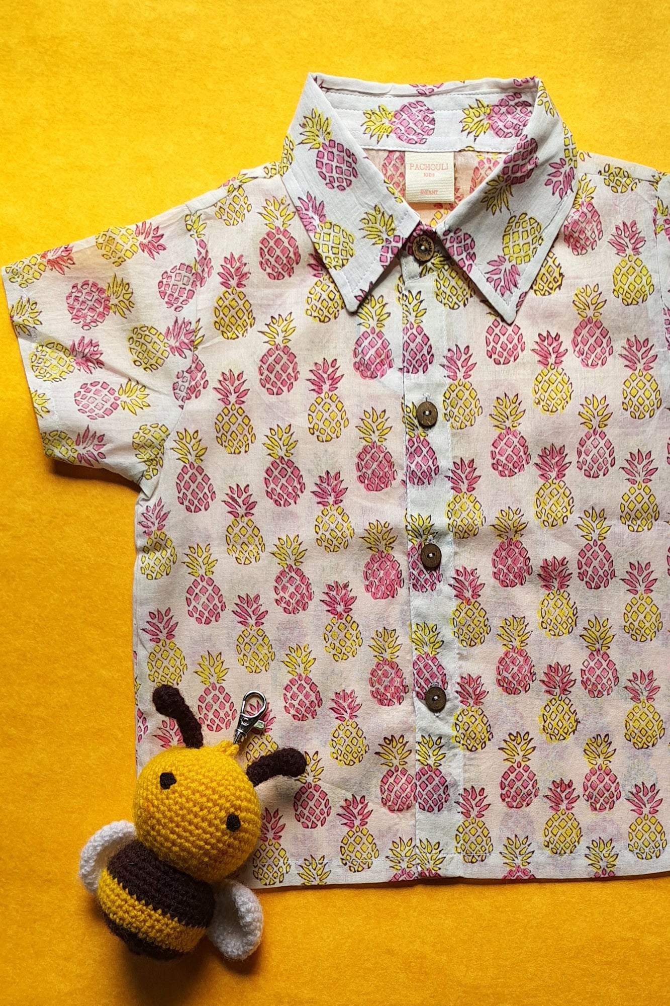 Yellow & Pink Pine Shirt