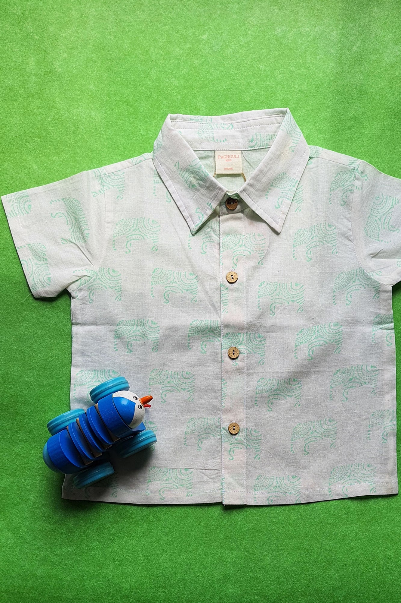 Green Elephant Shirt