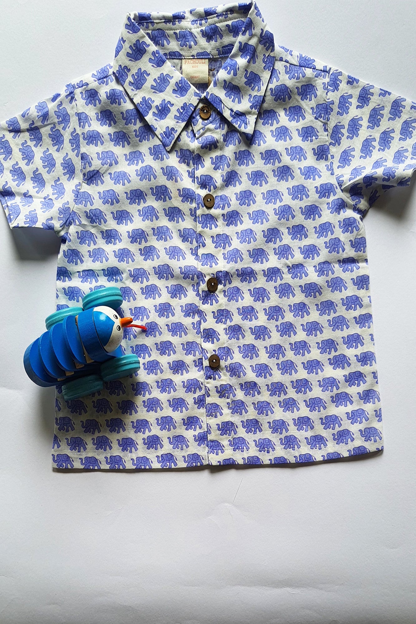 Blue Elephant Shirt