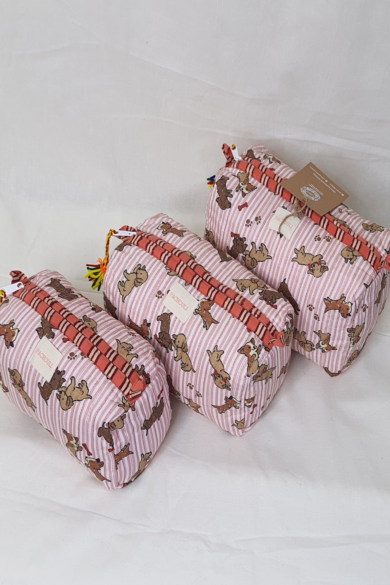 Bubble Bark Pouch Set of 3