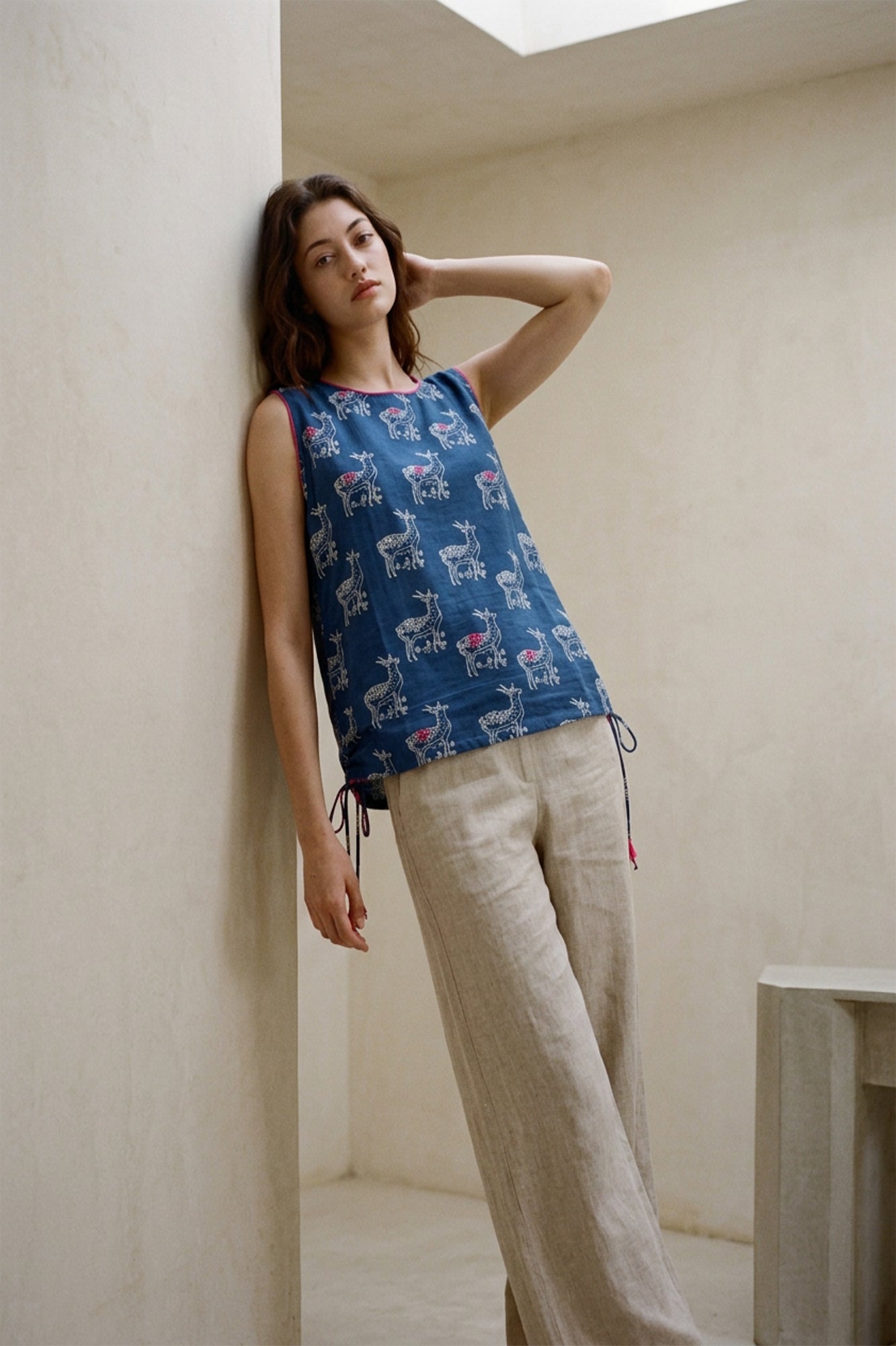 Blue Antlers Twilight Top
