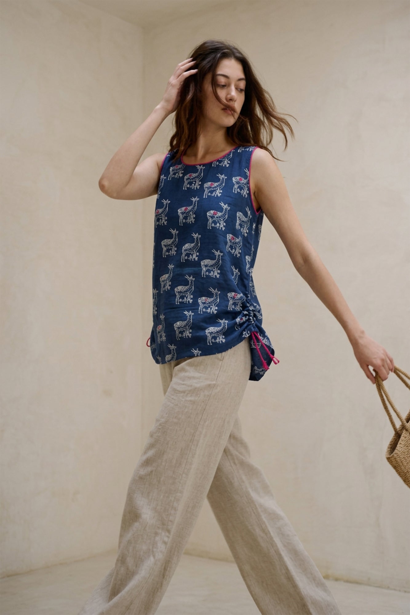 Blue Antlers Twilight Top
