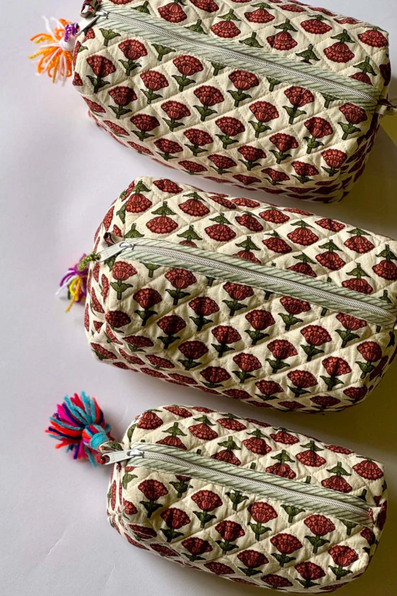 Marigold Pouch Set of 3 -Drum