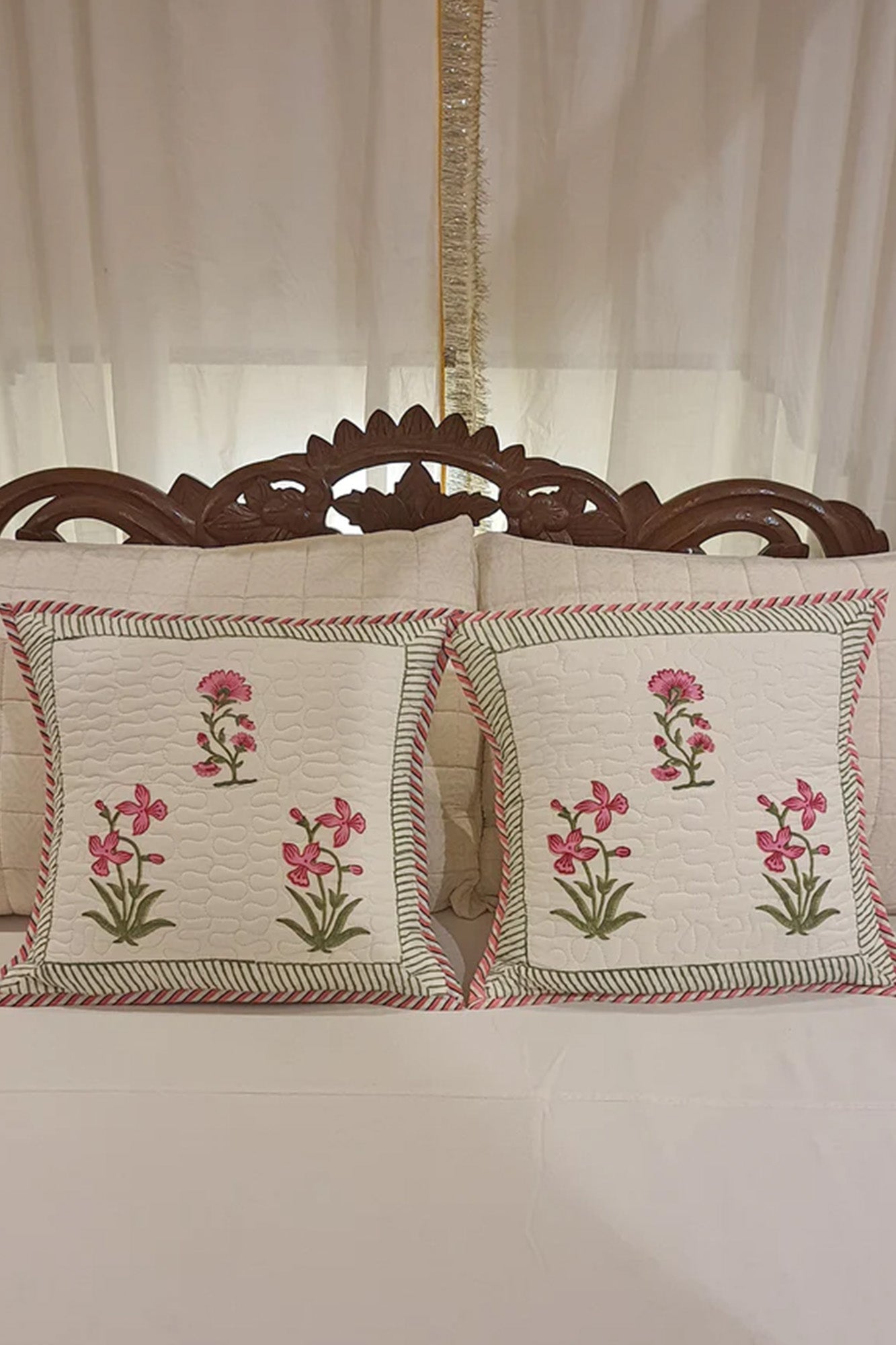 Phalaenopsis Orchid Cushion Cover Set of 2