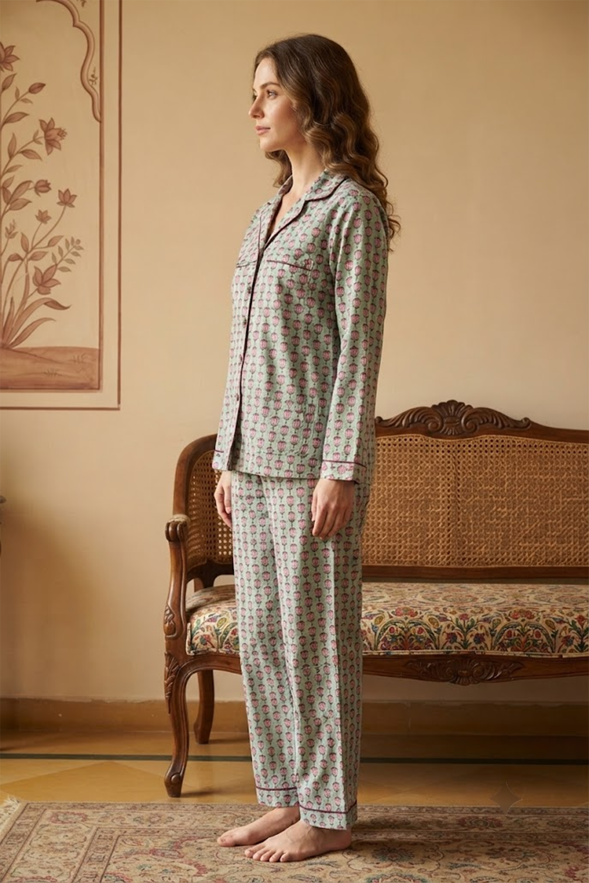 Lotus Bloom Night Suit