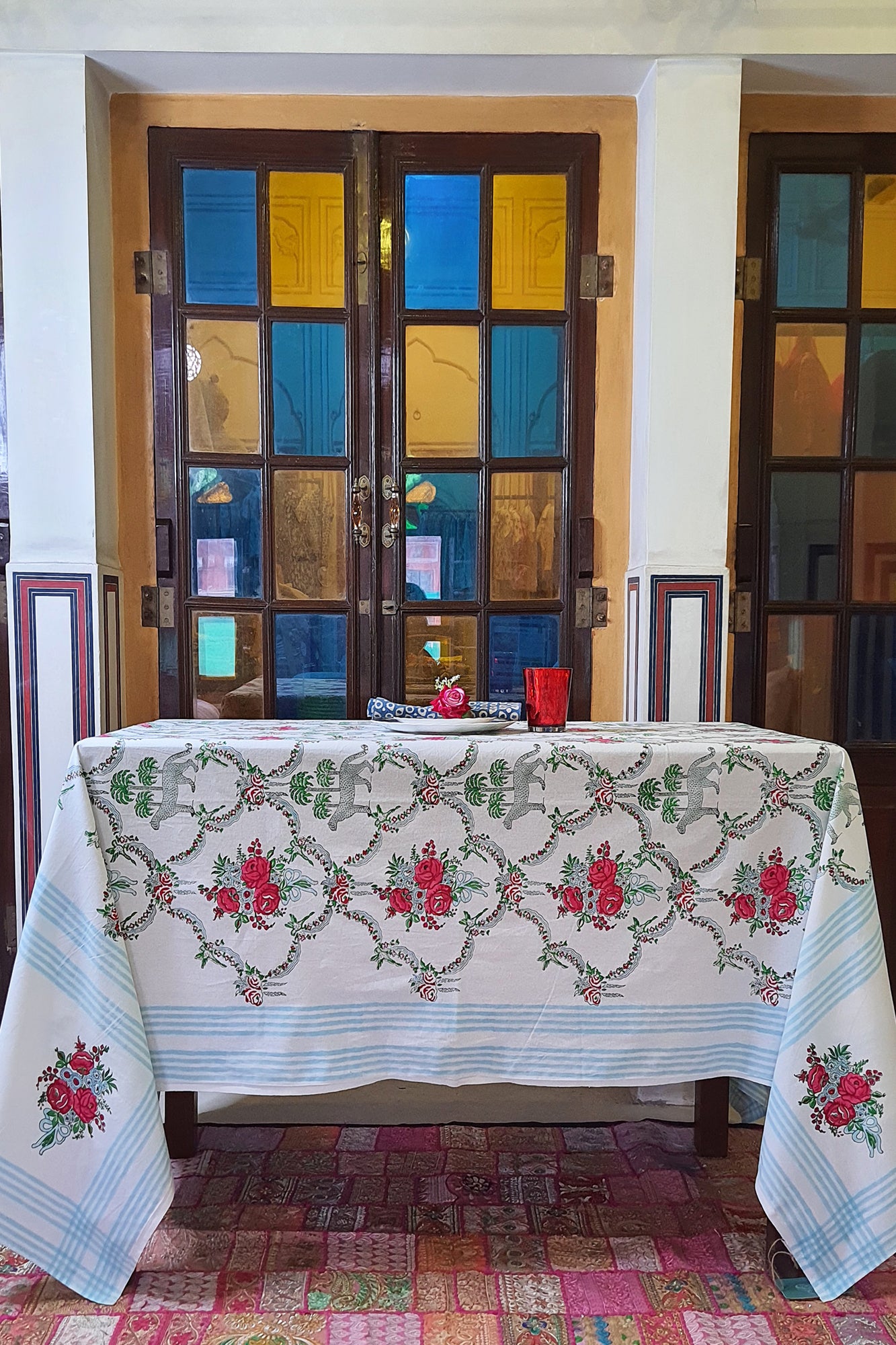 Wild Rose Table Cover
