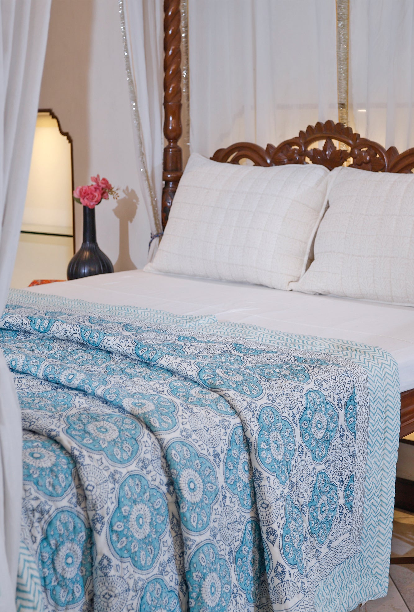 Quilt OGEE Blue