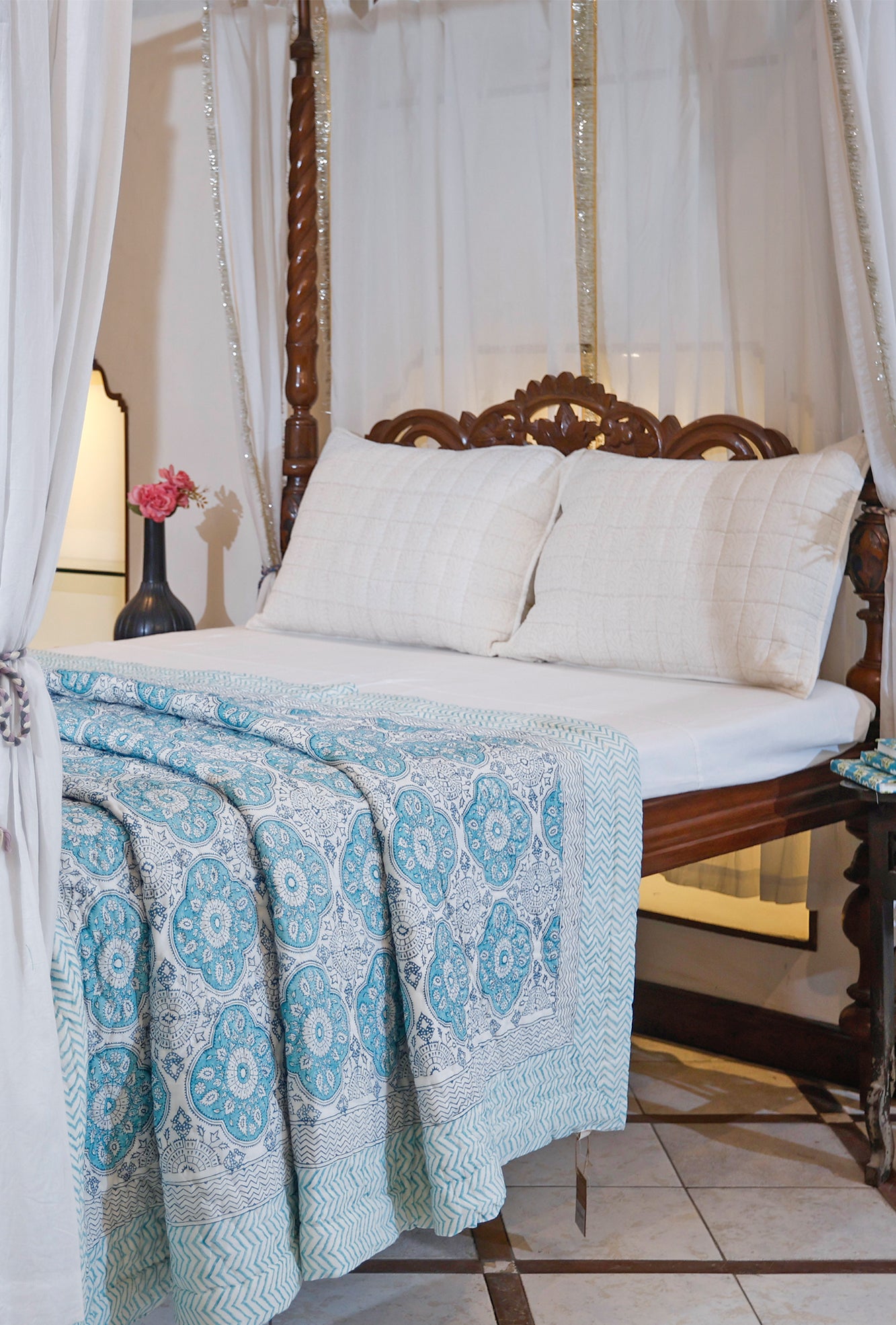 Quilt OGEE Blue