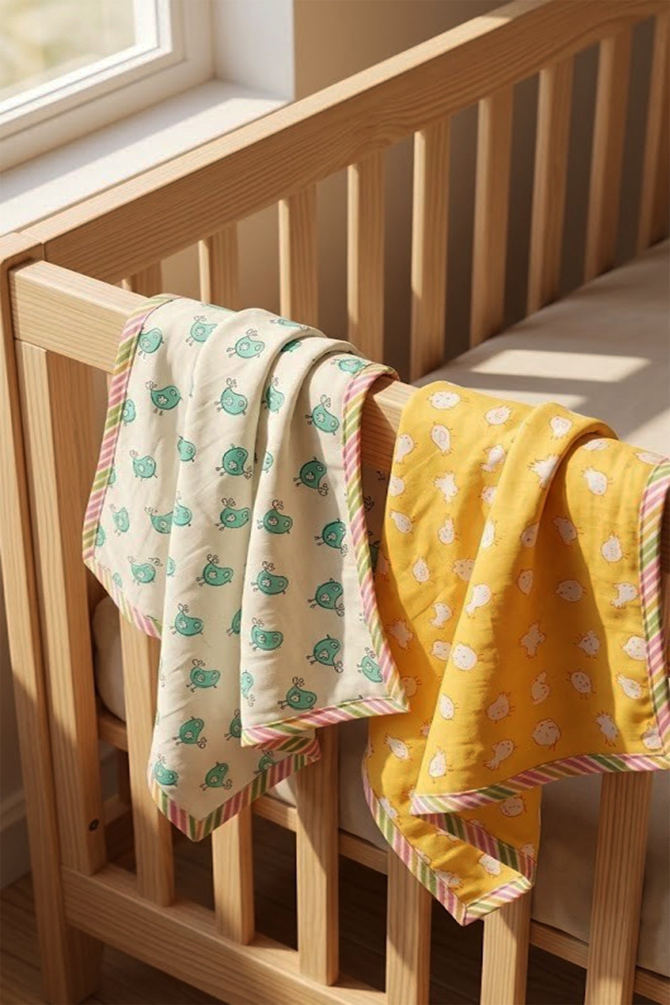 Birds Paradise Swaddle Pair