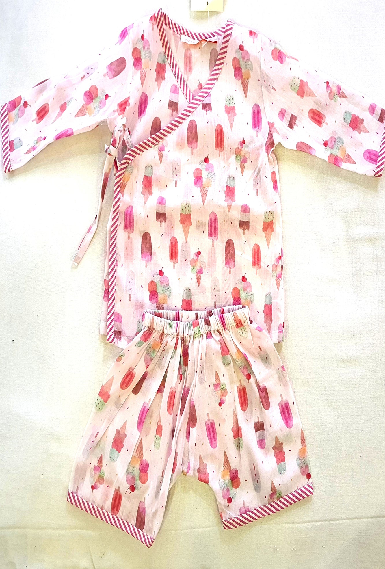 Infant Angarakha Top With Shorts