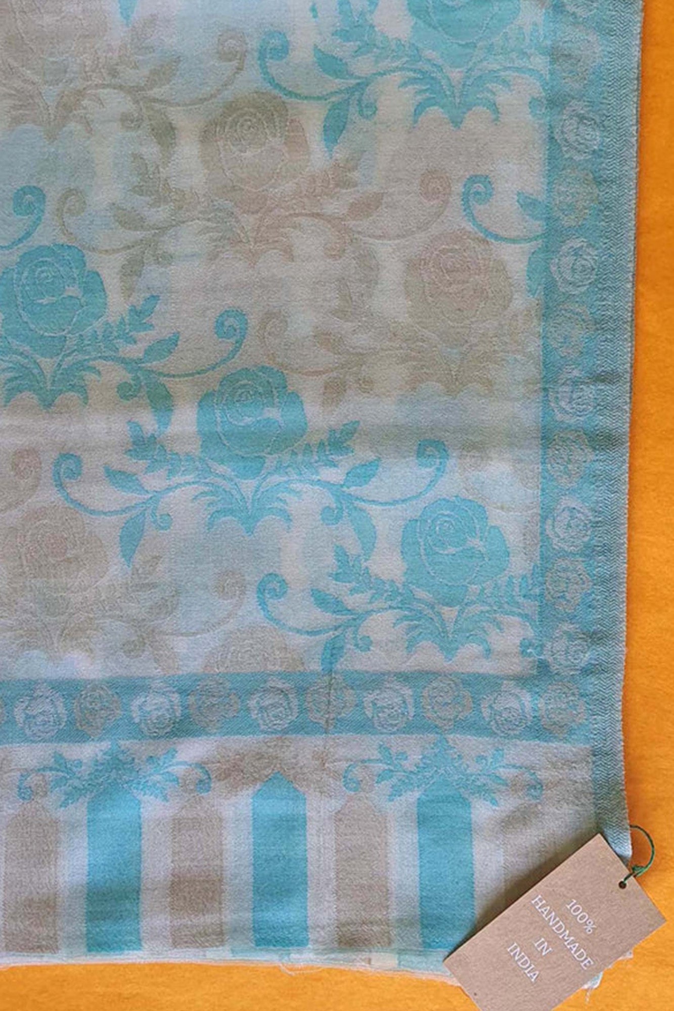 Pashmina Aqua Floral