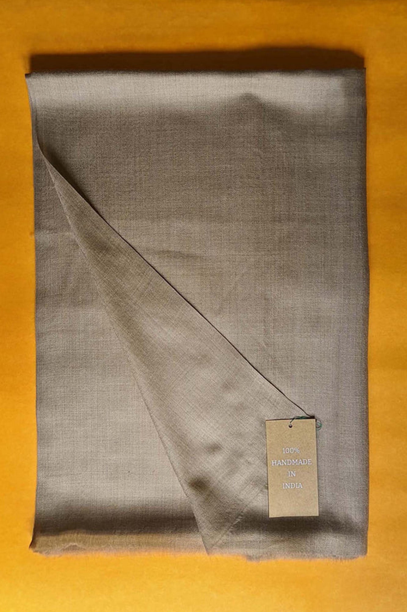 Pashmina Kani Plain Brown