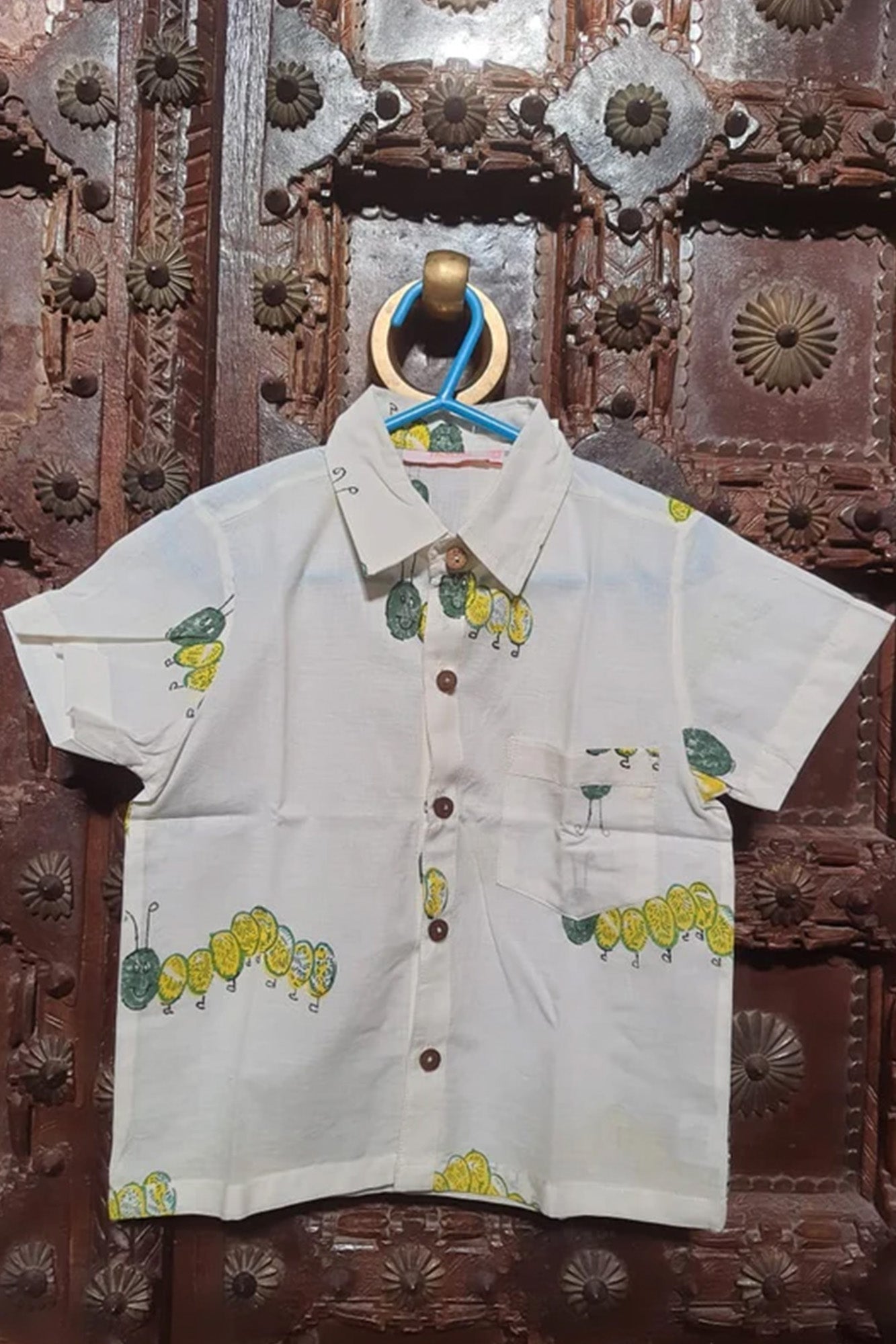 Boy Shirt Yellow Caterpillar