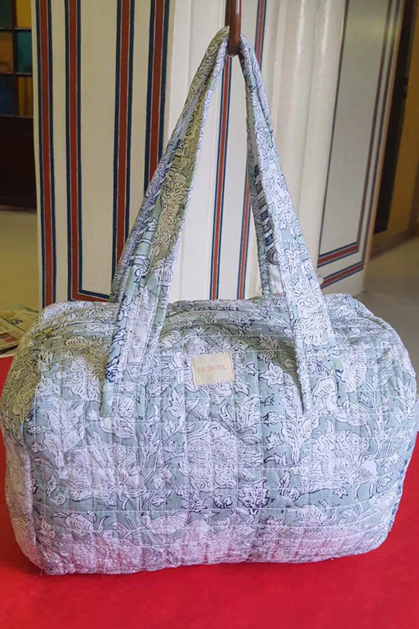 Bag Duffle Grey Floral