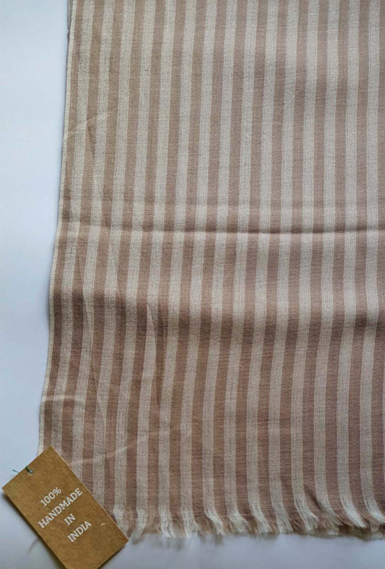 Pashmina Brown Striped
