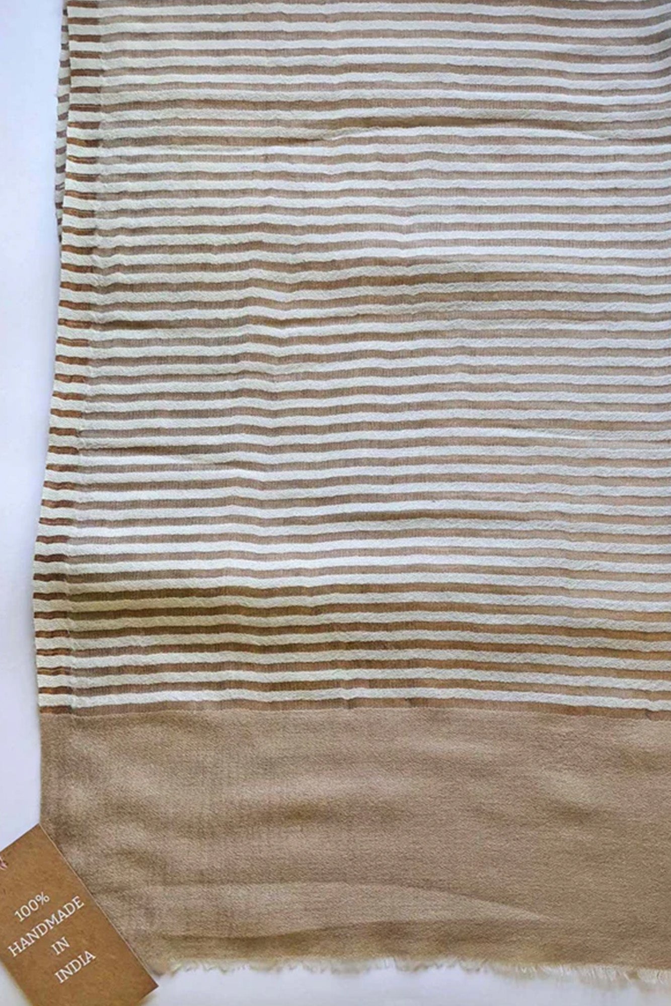 Pashmina Striped Gold Zari