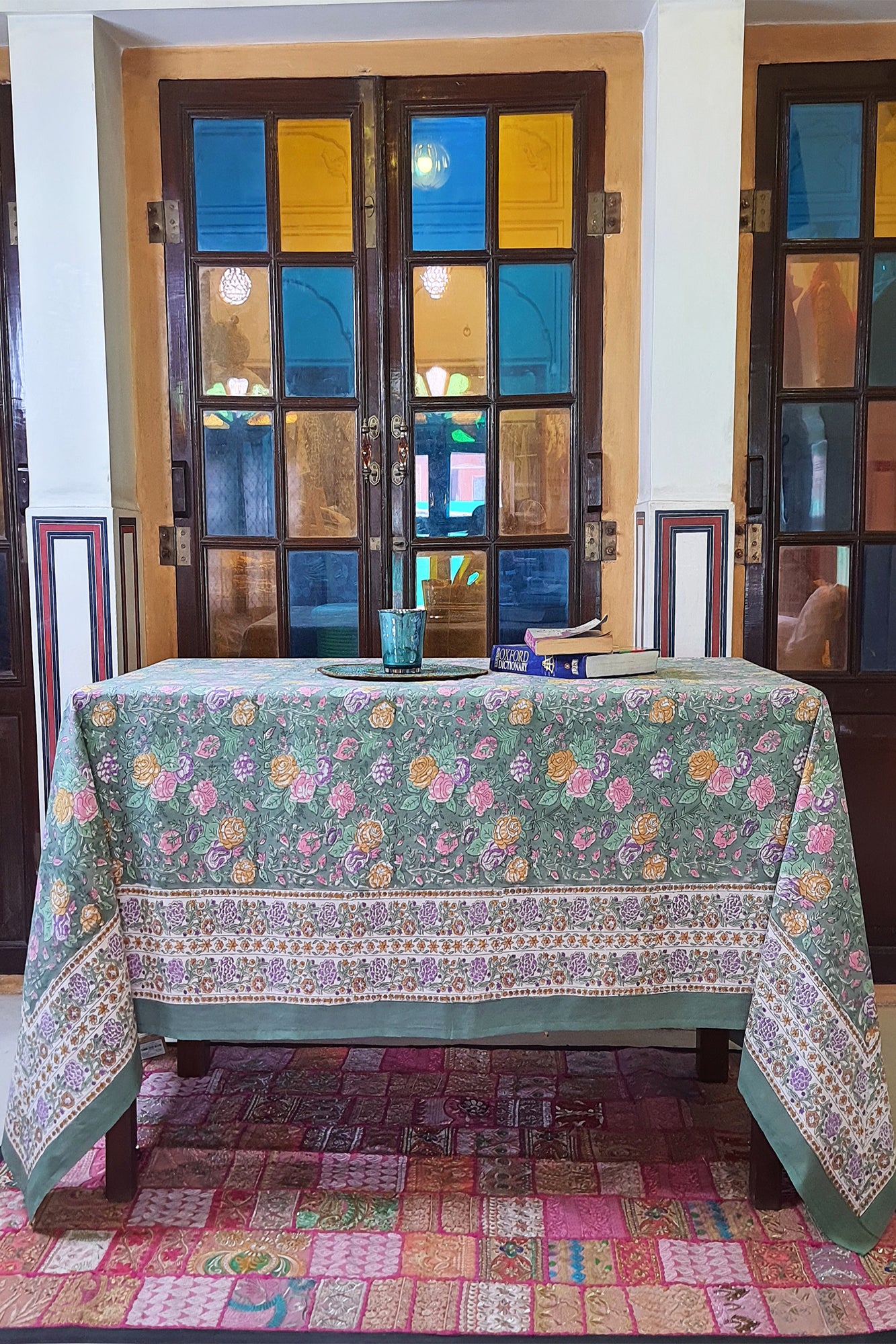 Rose Garden Table Cover