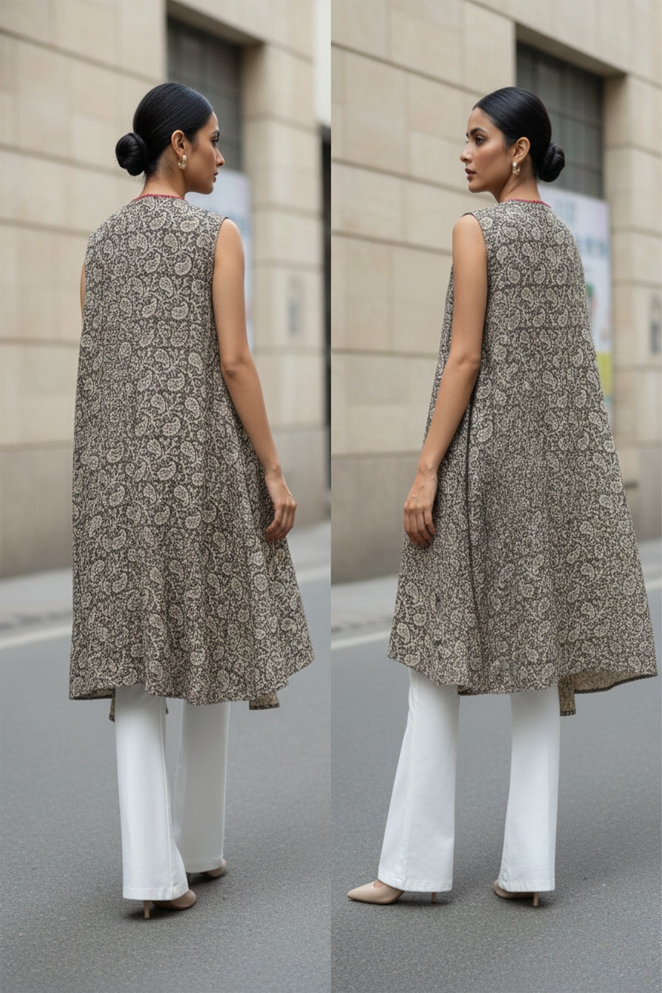 Black Paisley Shrug