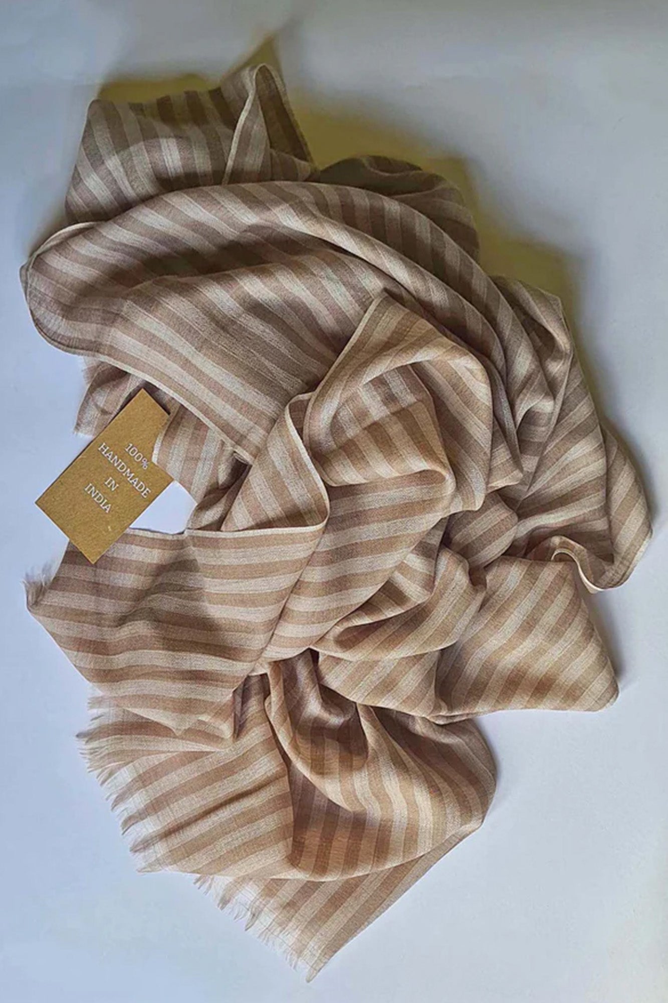 Pashmina Brown Striped