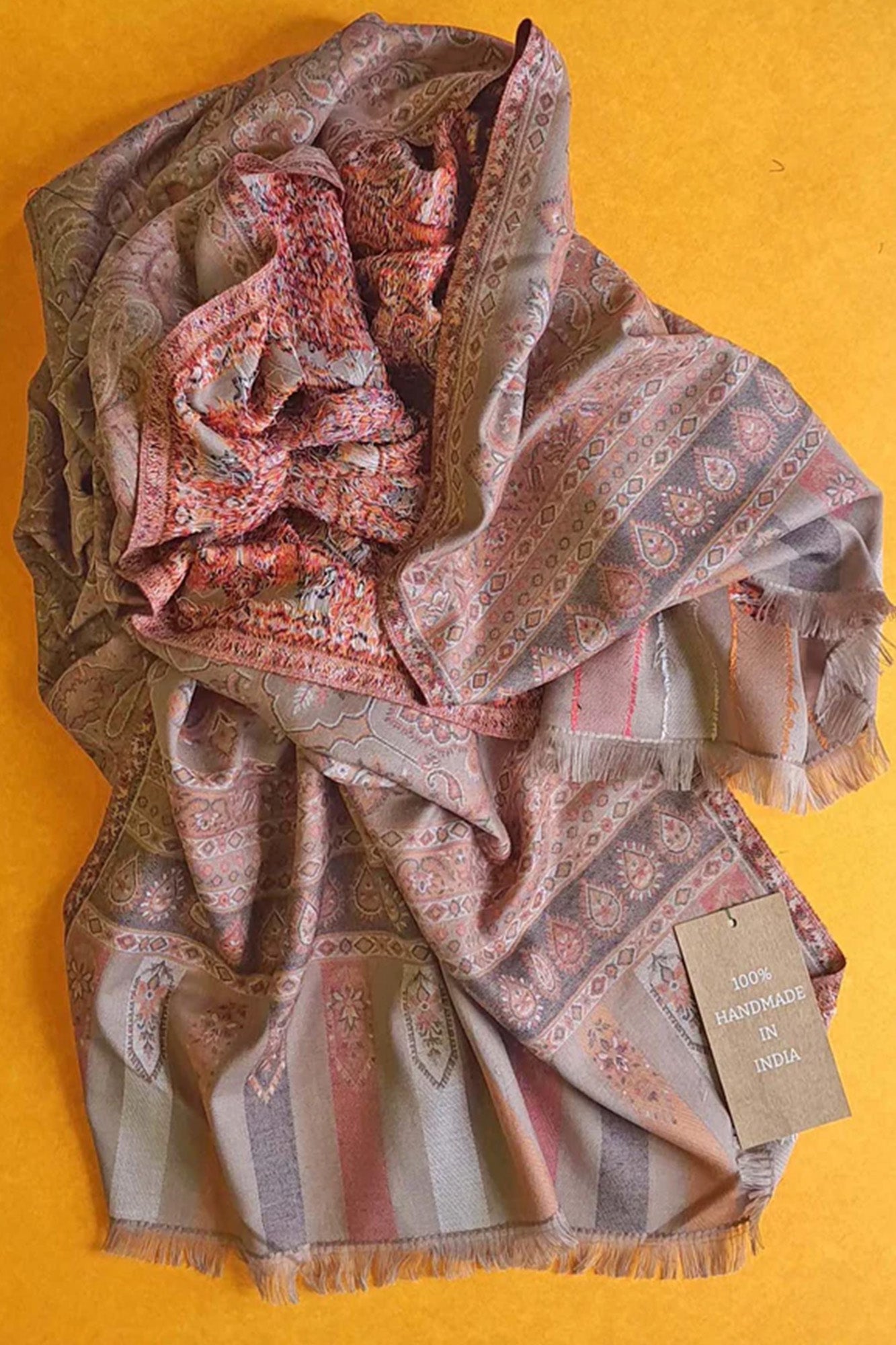Pashmina Traditional Grey