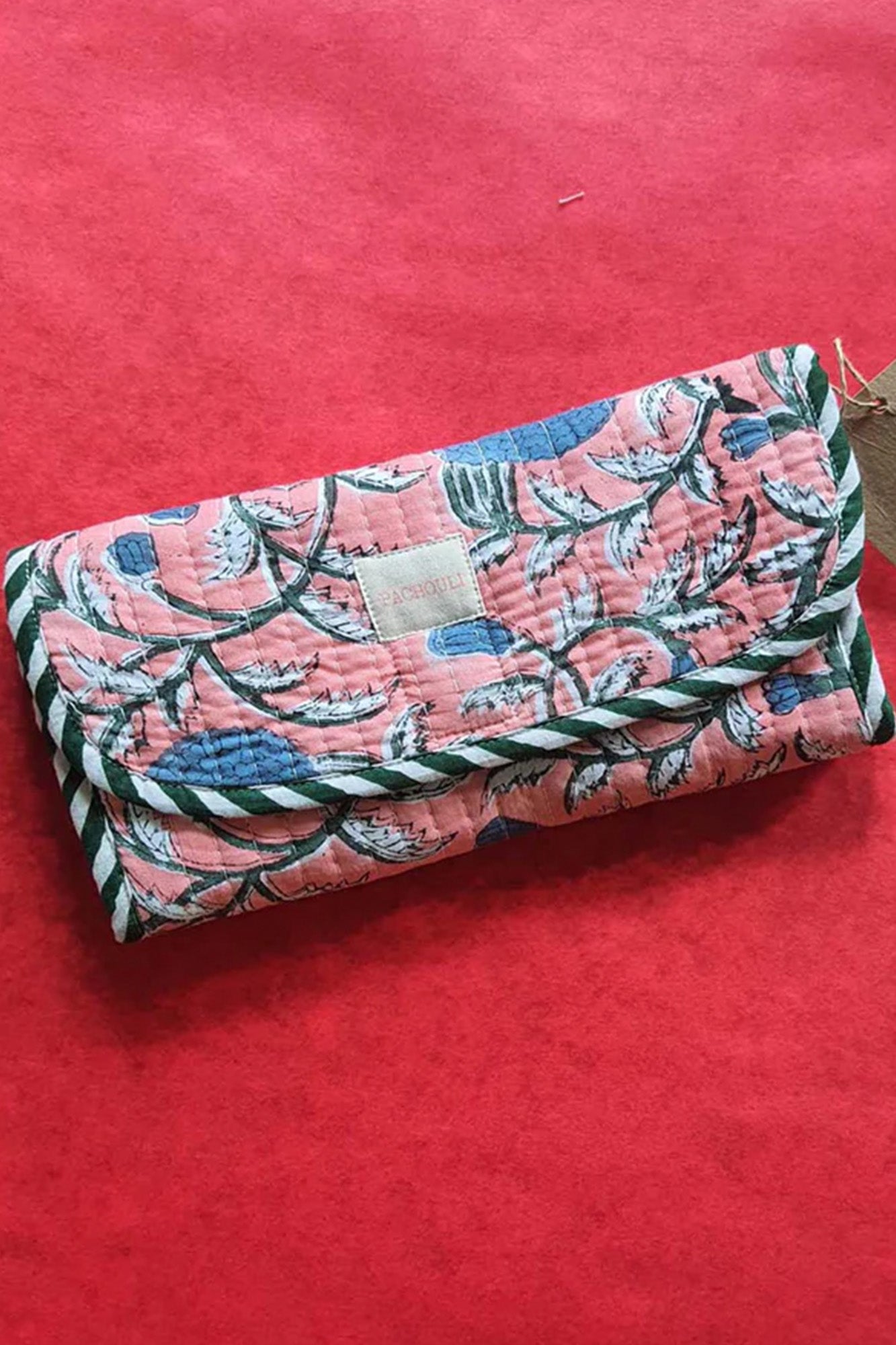 Cluth Bag Peach Floral