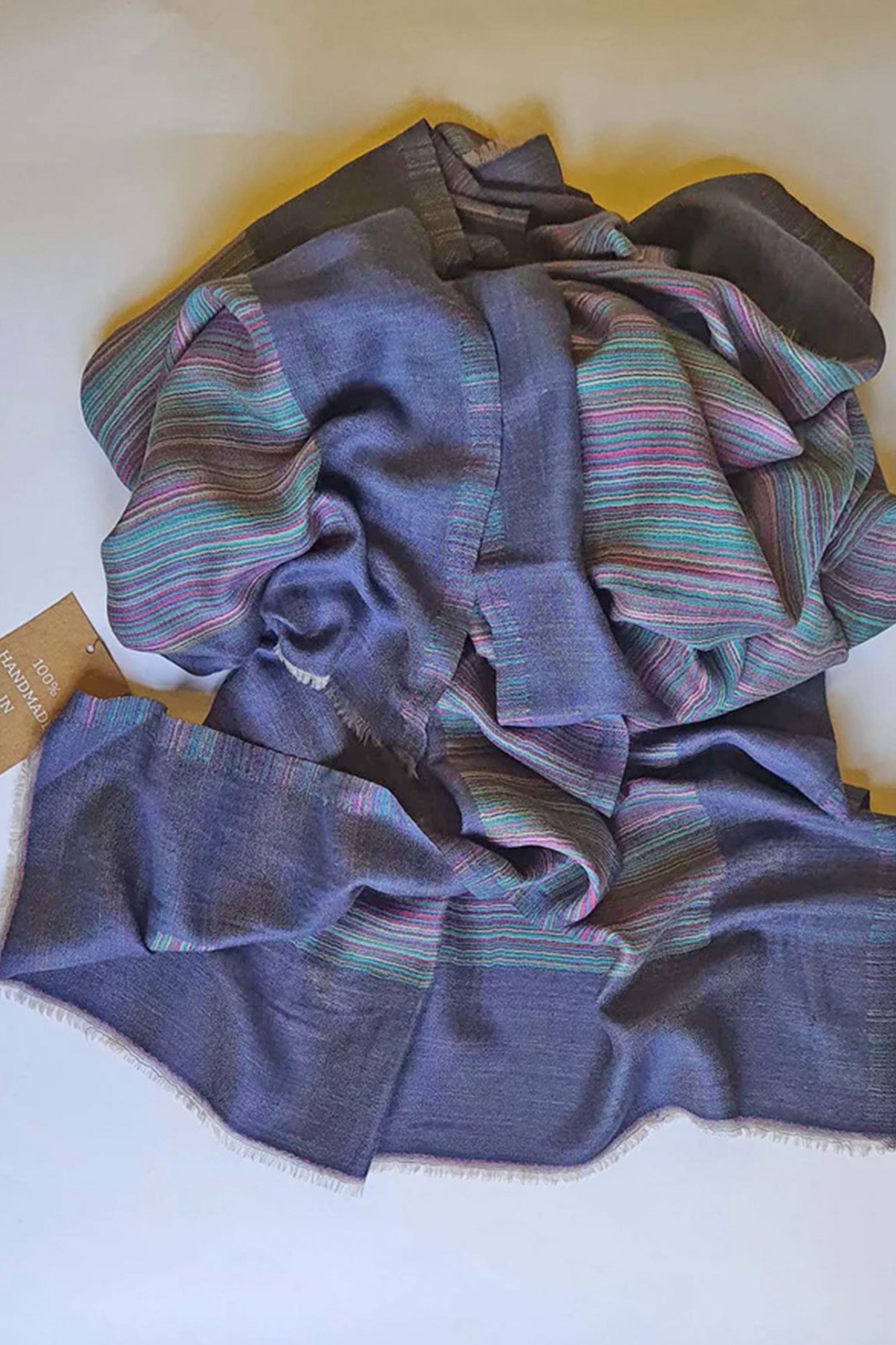 Pashmina Blue Striped