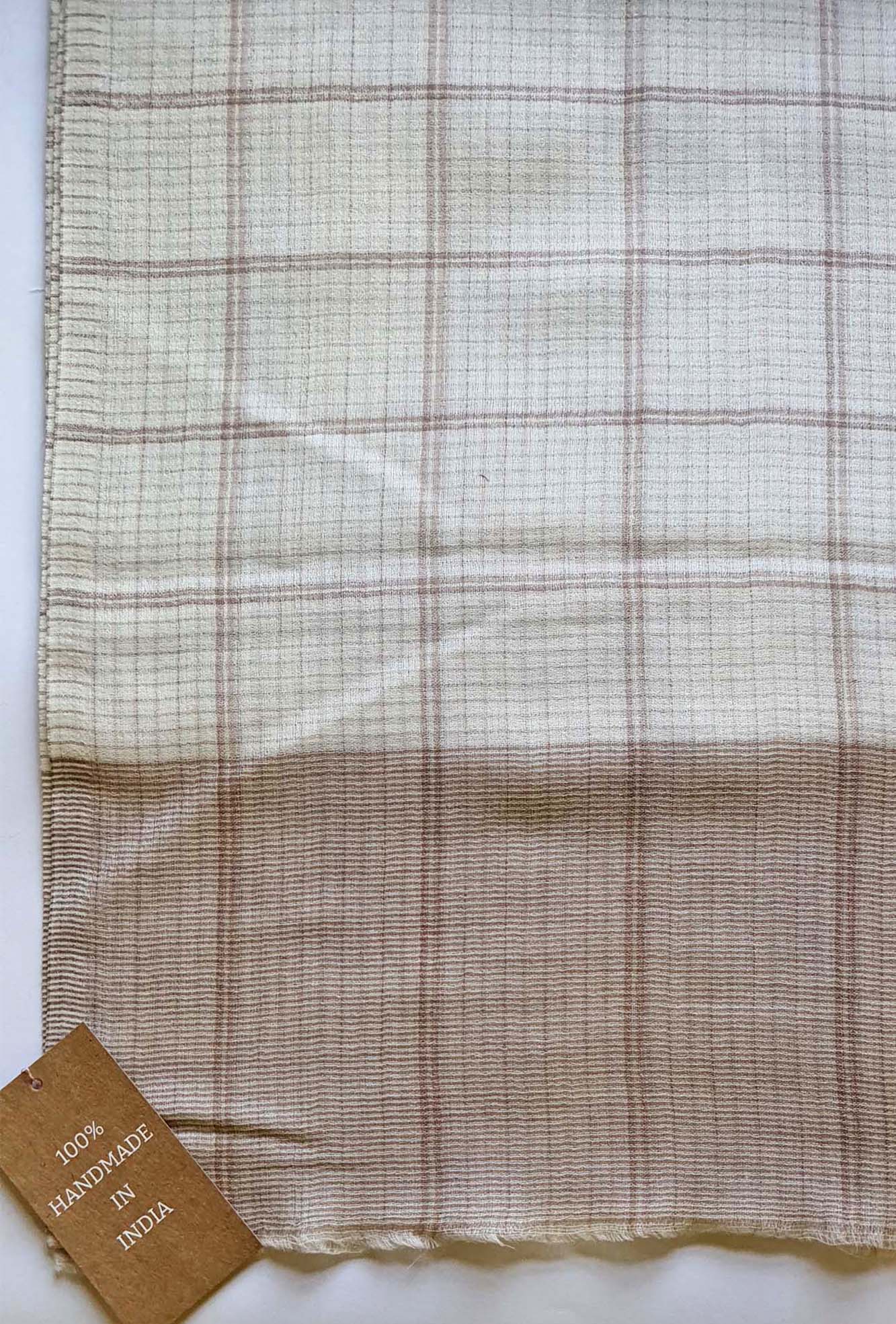 Pashmina Self Checks Beize