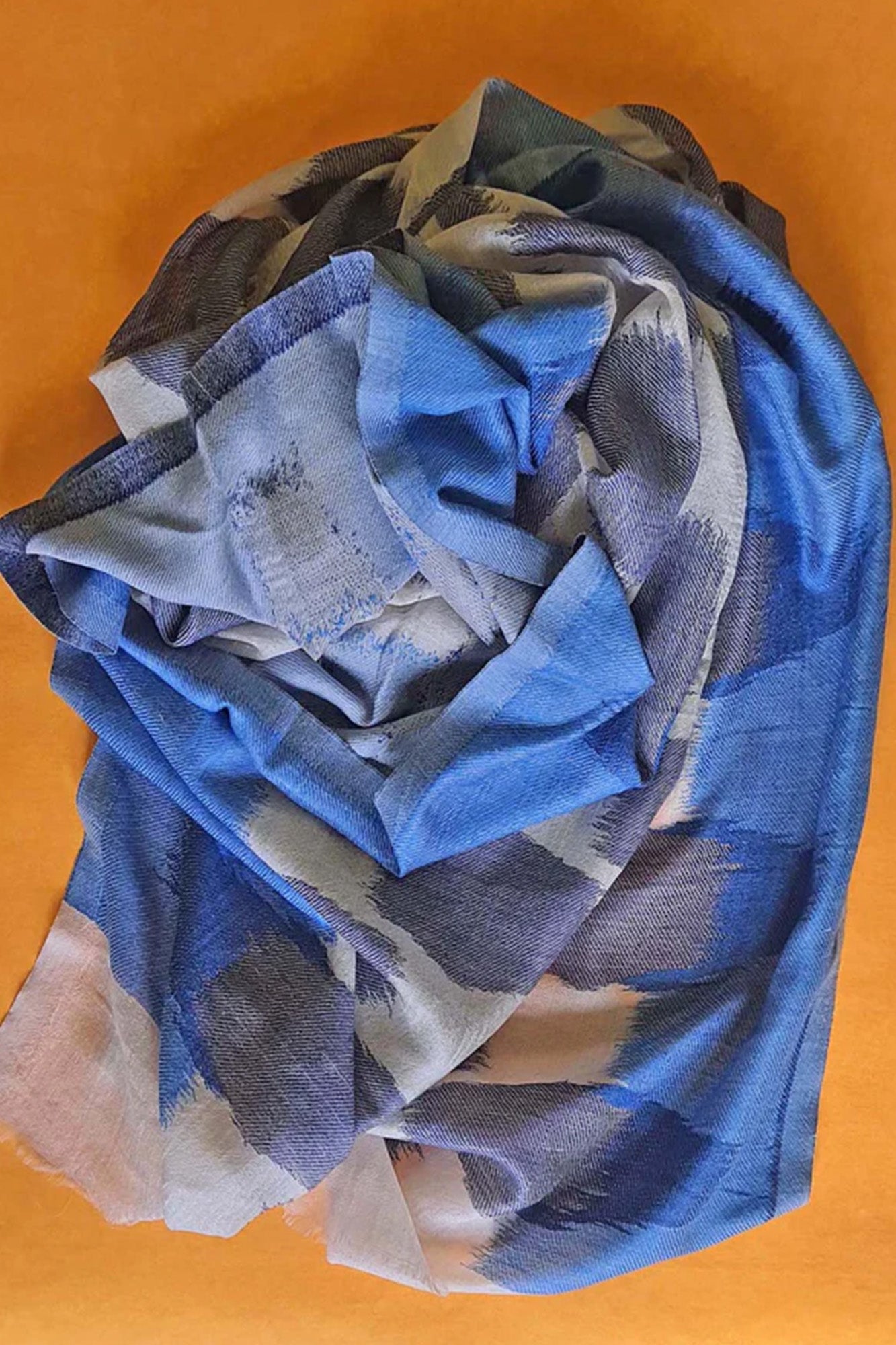 Pashmina Abstract Blue