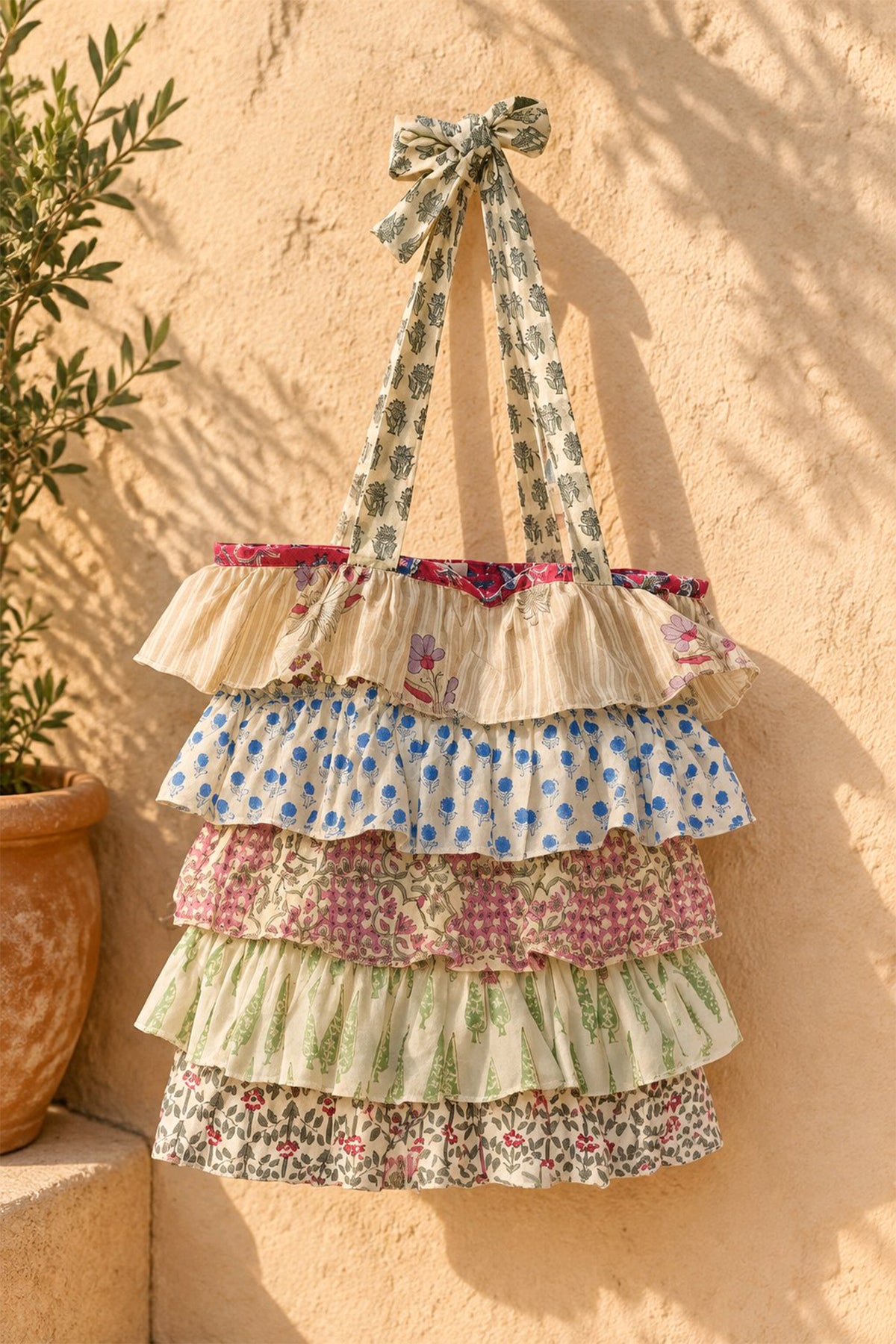 Multi Frill Tote Bag