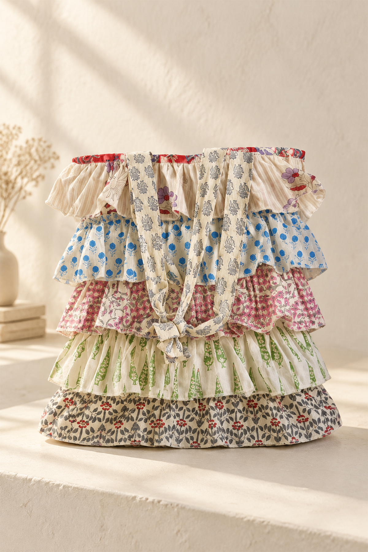 Multi Frill Tote Bag