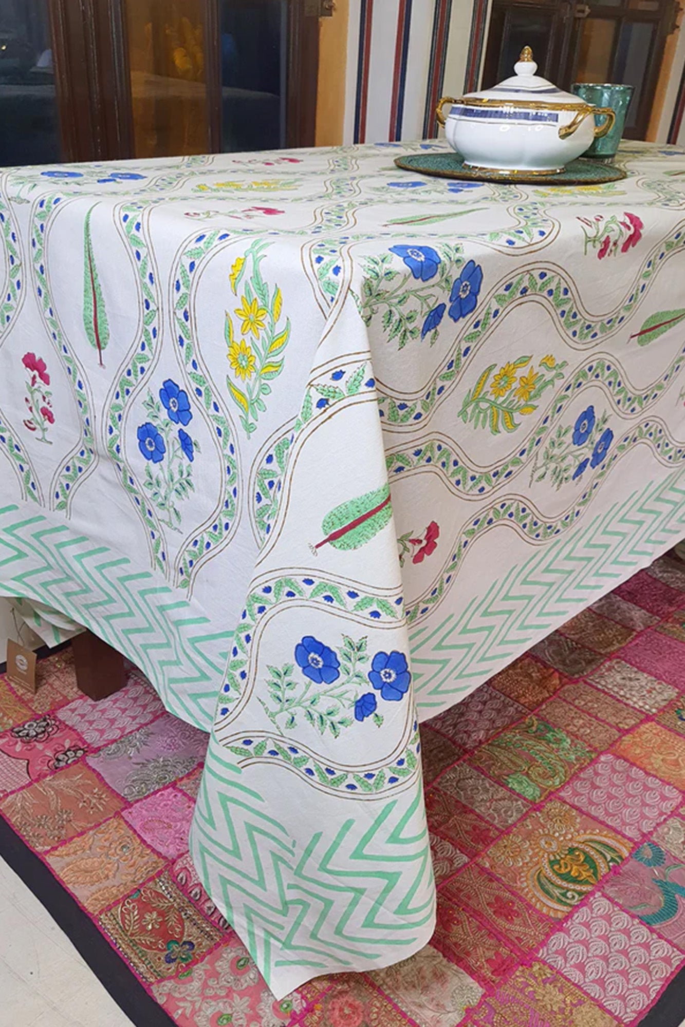 Mughal Garden Table Cover