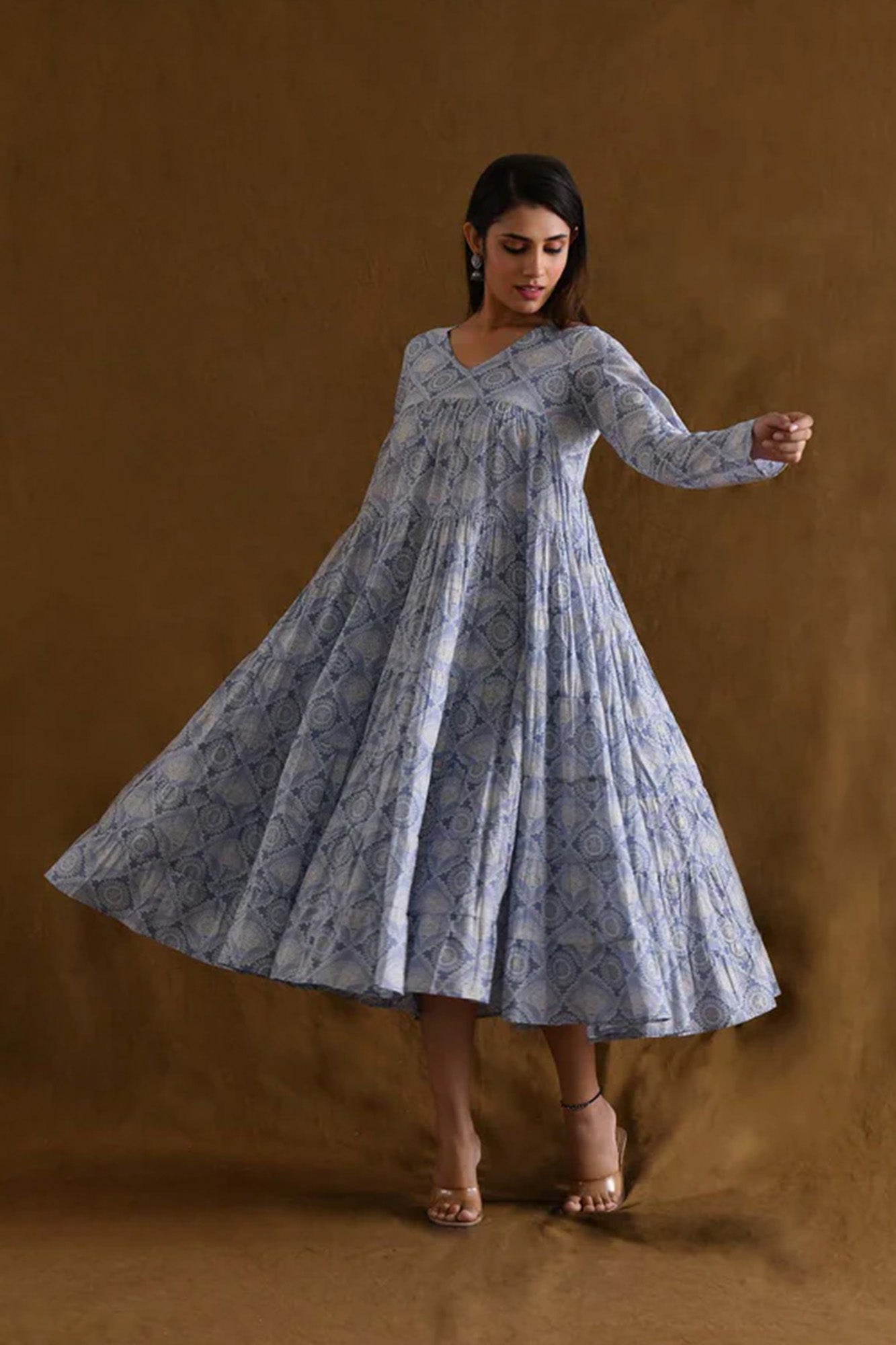 Dress Long Tier Clover Neela